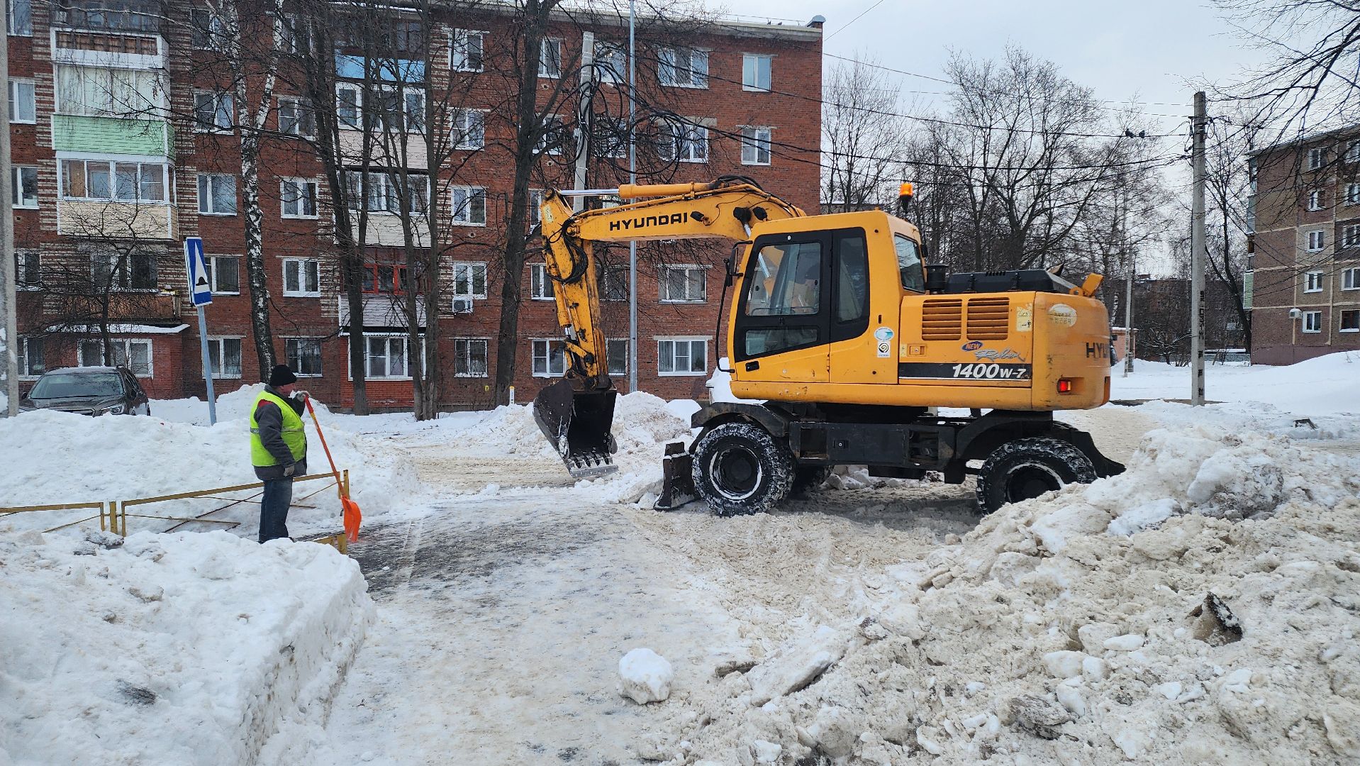 кашира, жкх, снегопад, уборка снега, вывоз снега, реагенты, коммунальные службы, мбу благоустройство,