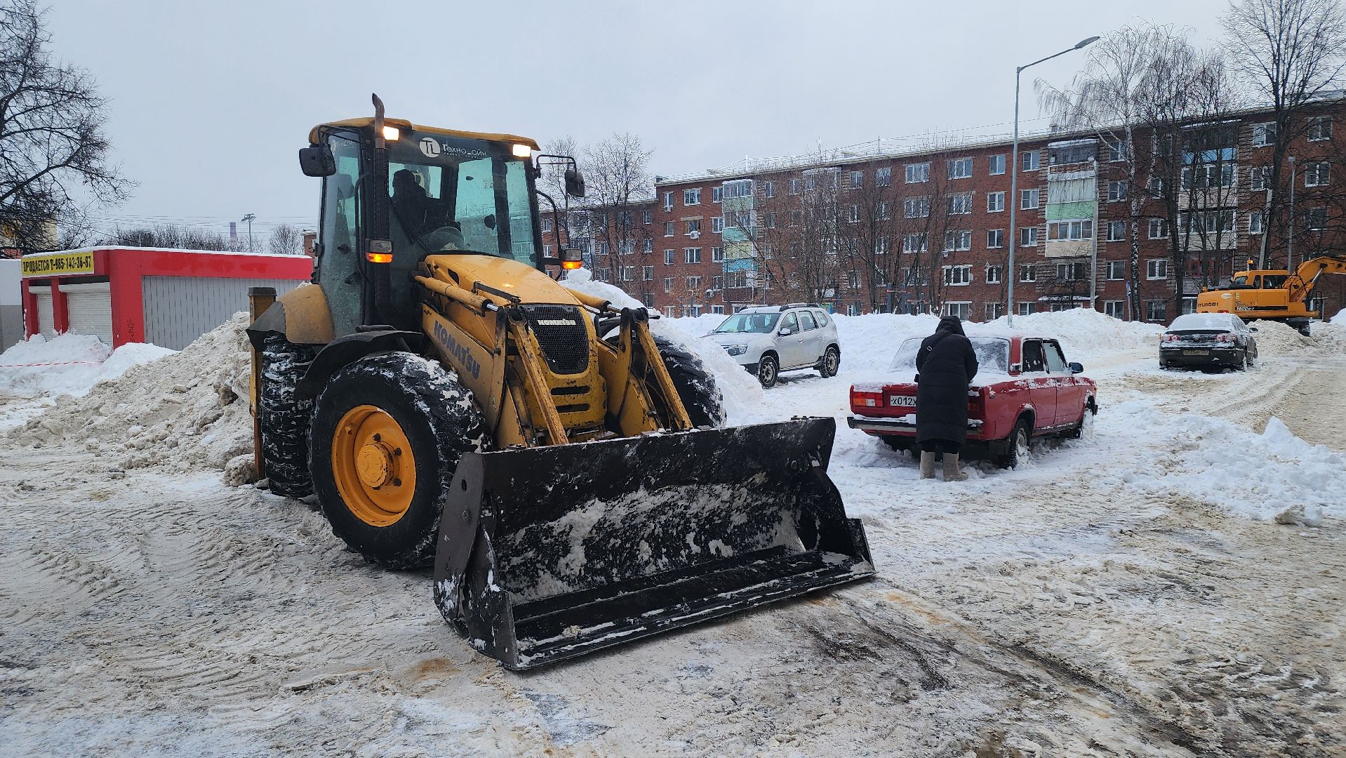 кашира, жкх, снегопад, уборка снега, вывоз снега, реагенты, коммунальные службы, мбу благоустройство,