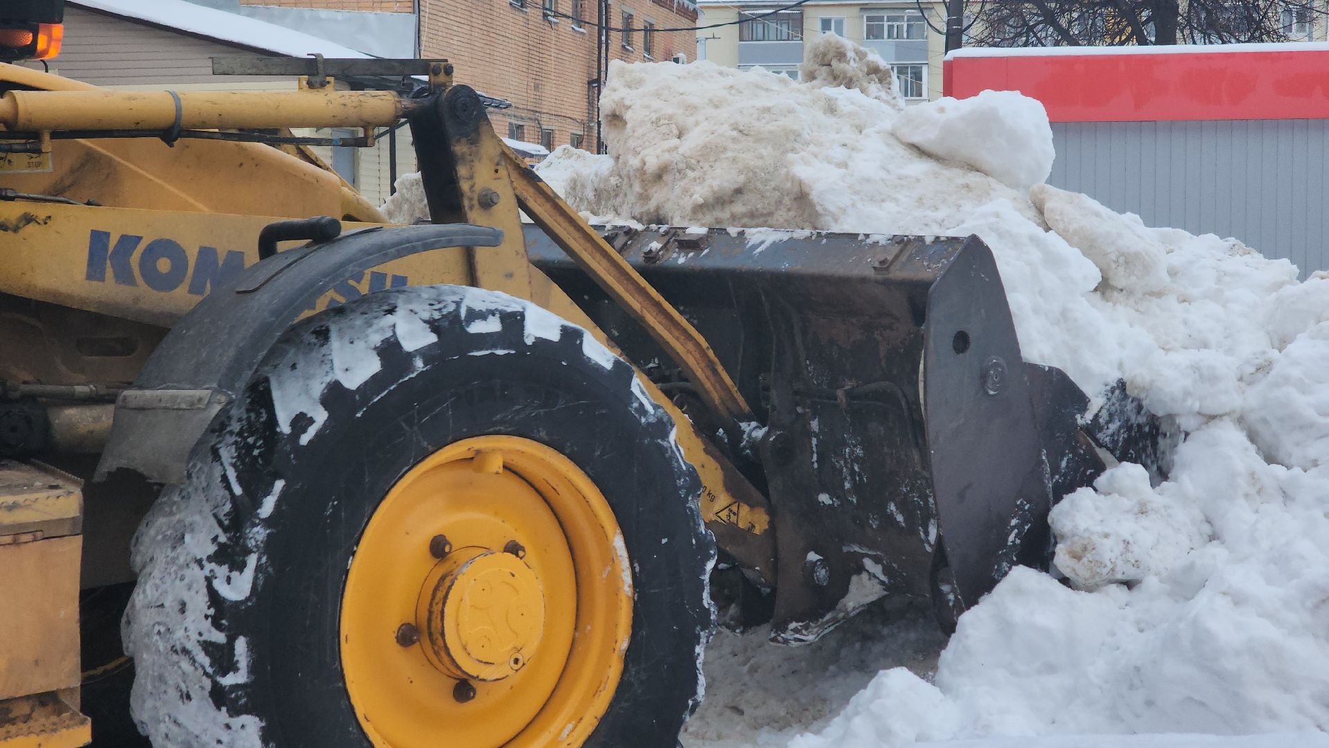 кашира, жкх, снегопад, уборка снега, вывоз снега, реагенты, коммунальные службы, мбу благоустройство,
