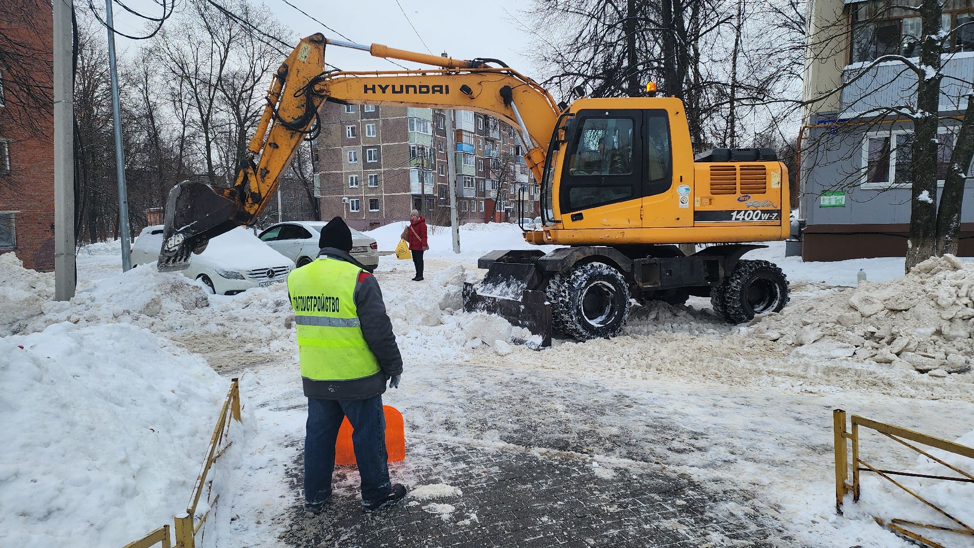 кашира, жкх, снегопад, уборка снега, вывоз снега, реагенты, коммунальные службы, мбу благоустройство,