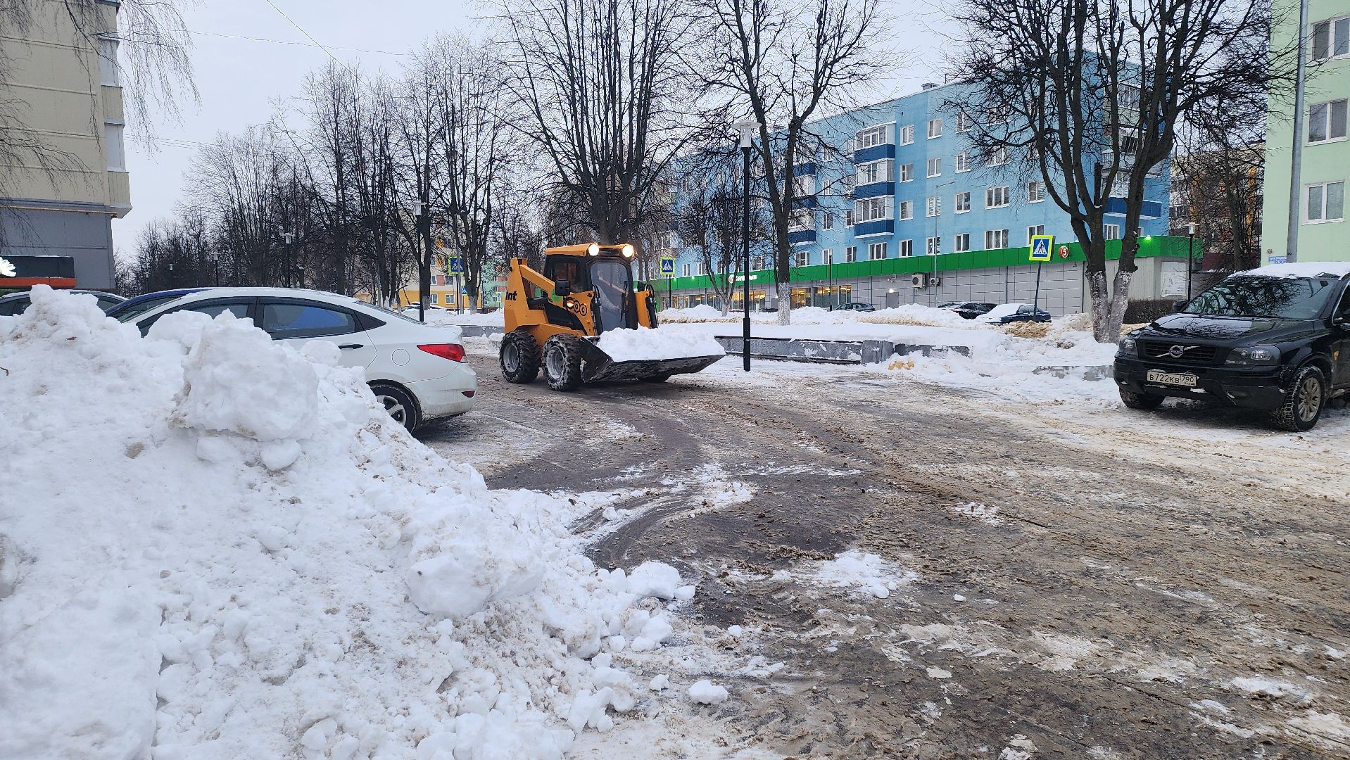 кашира, жкх, снегопад, уборка снега, вывоз снега, реагенты, коммунальные службы, мбу благоустройство,
