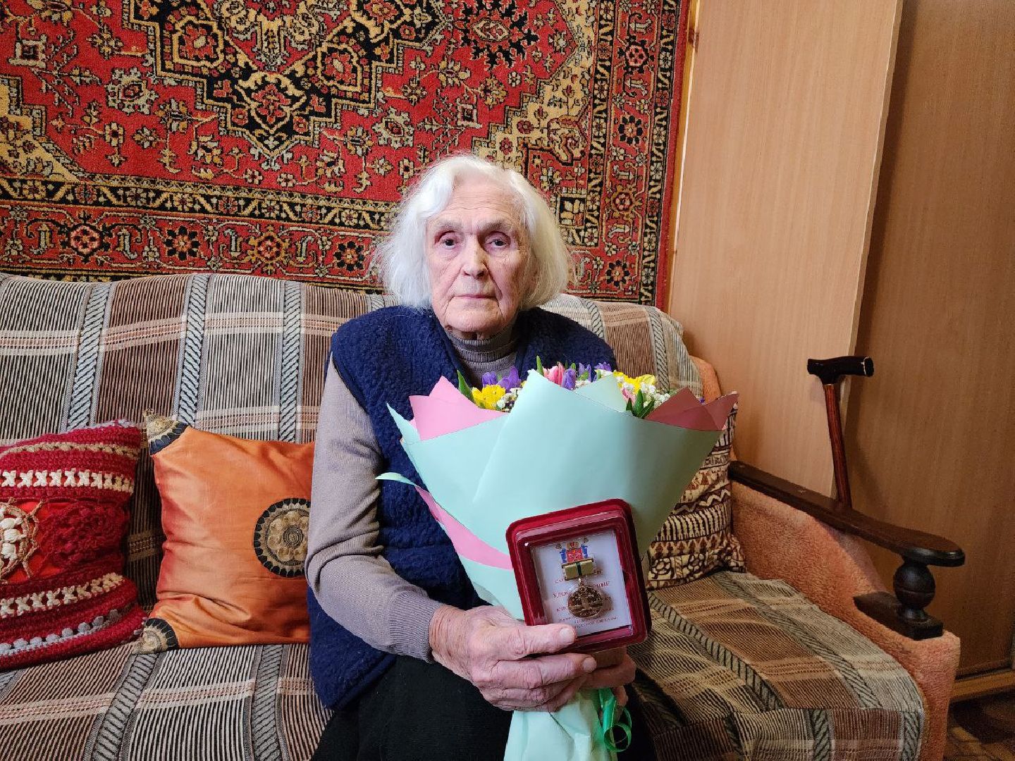 можайск, можайский городской округ, подмосковье, ленинград, блокада ленинграда, блокадники, ветераны, глава округа, юбилейная медаль, поздравления, история,