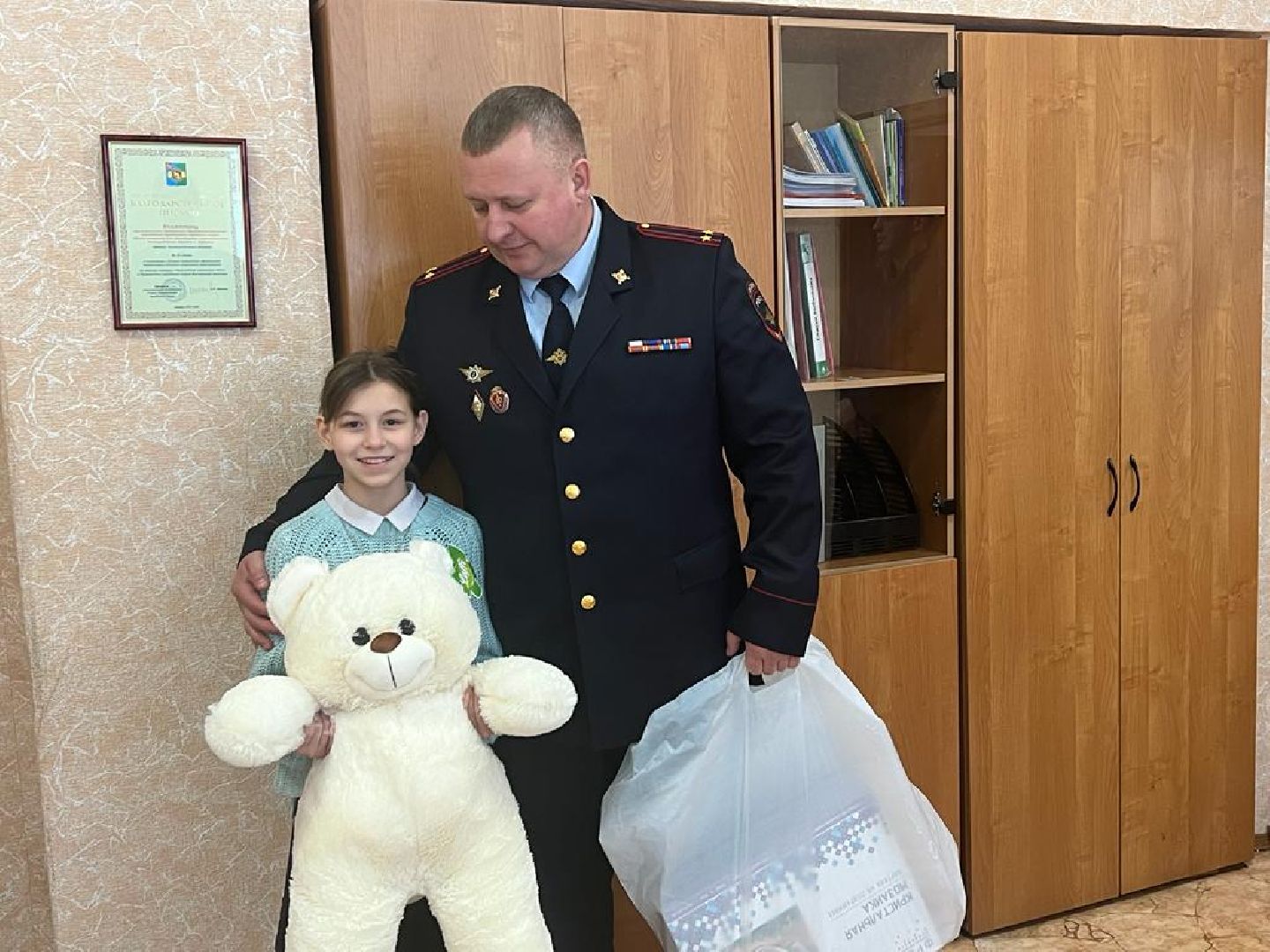 пушкино, подарки, дети, овз, полиция,