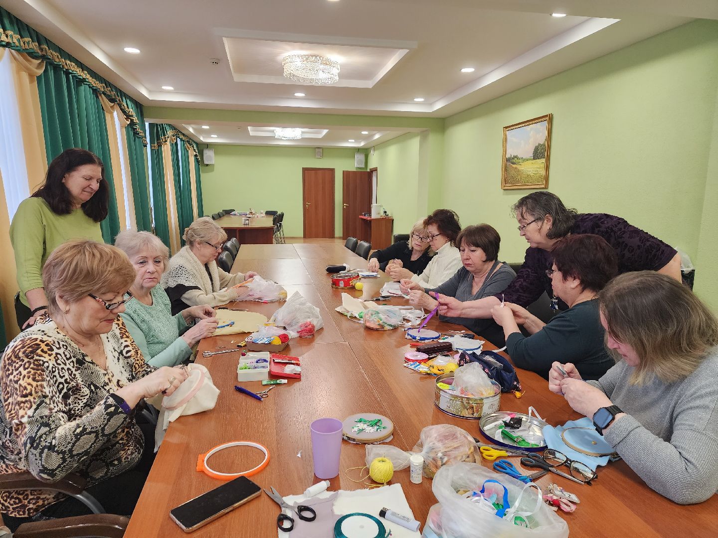 пушкино, активное долголетие, мастер класс, пожилые люди, города, творческие занятия,