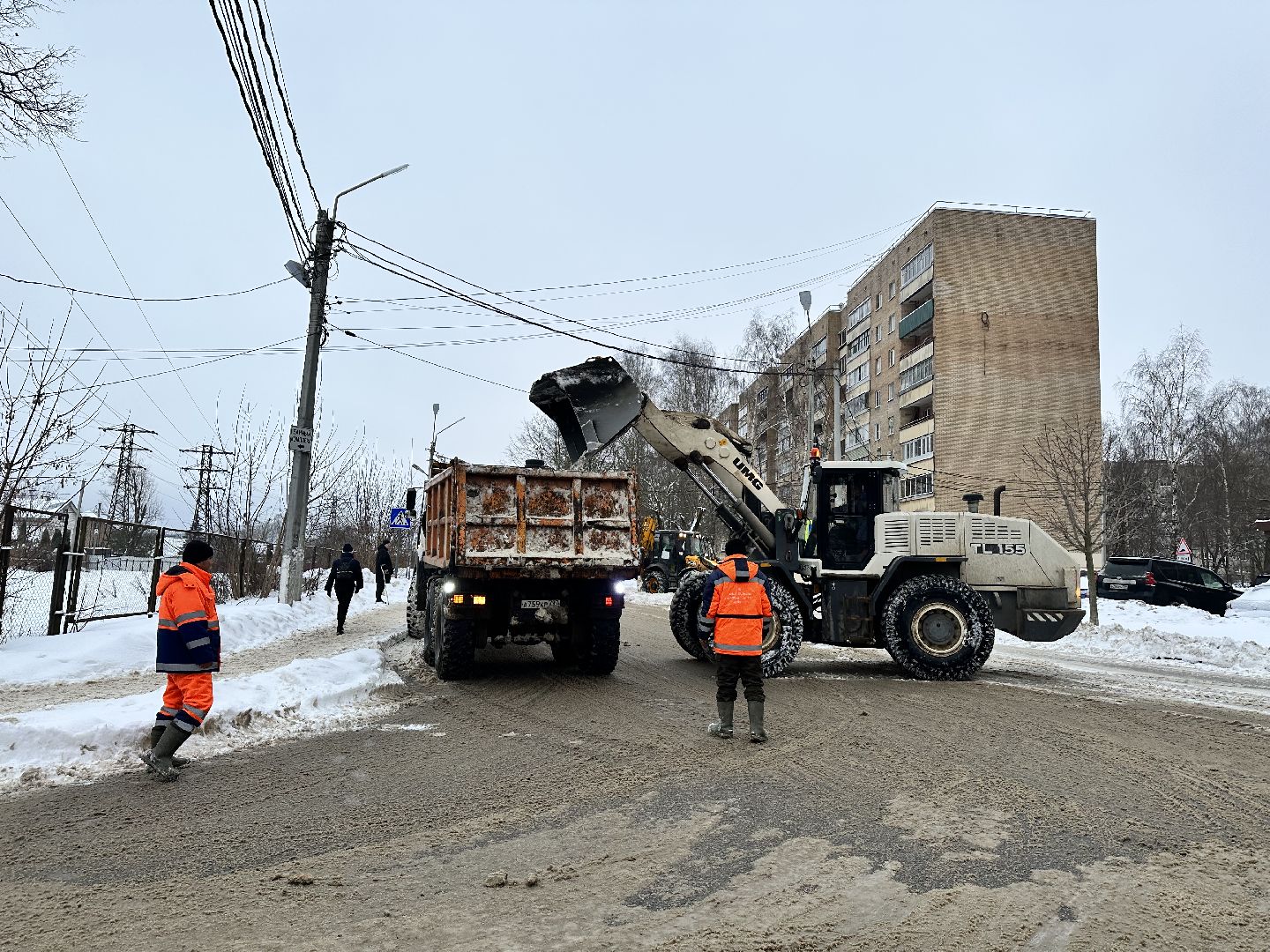уборка дворов, жкх подмосковье, наро-фоминск,