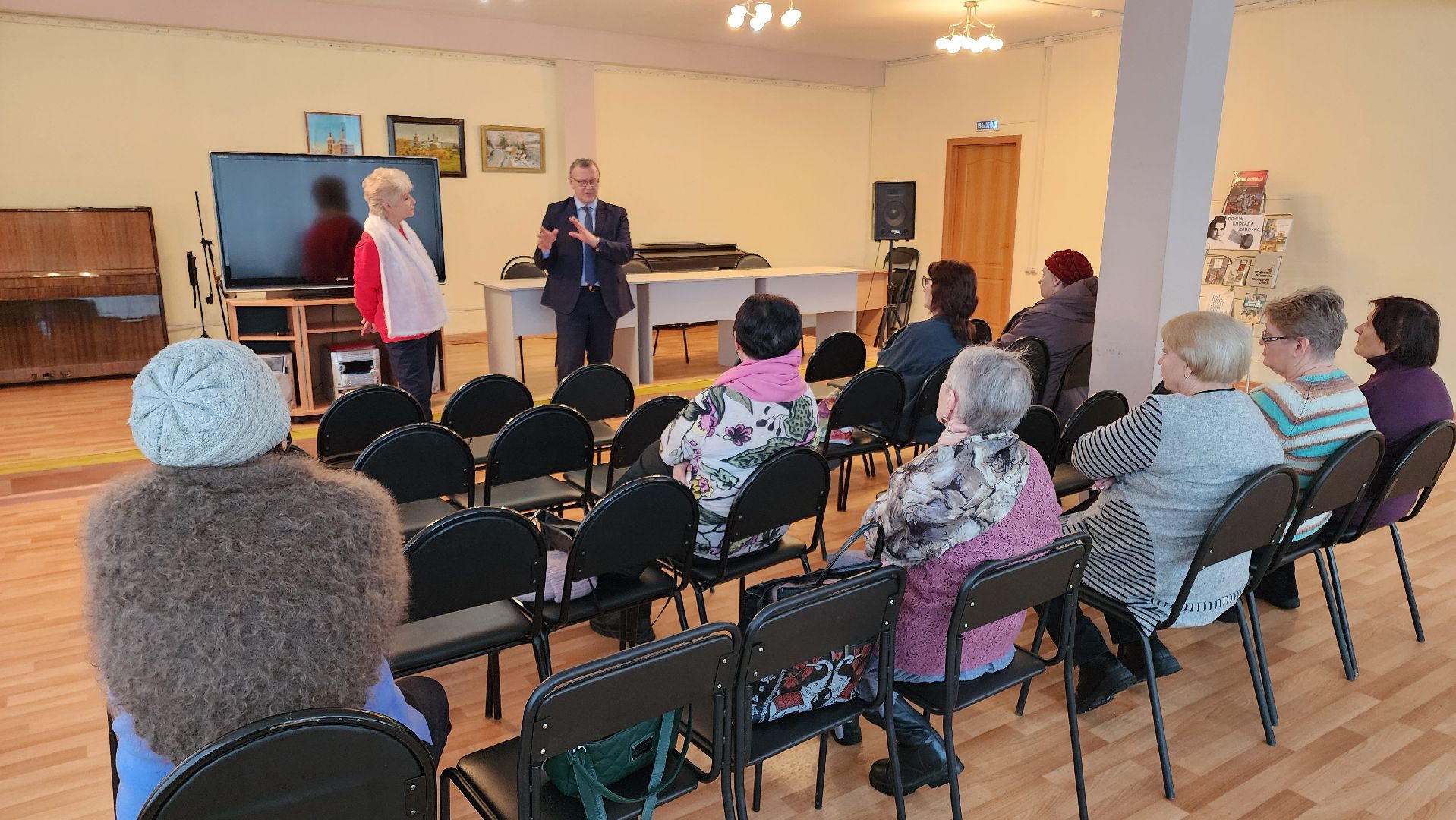 кашира, каширская больница, встреча с жителями, главный врач, здравоохранение, медицина, простуда, давление,