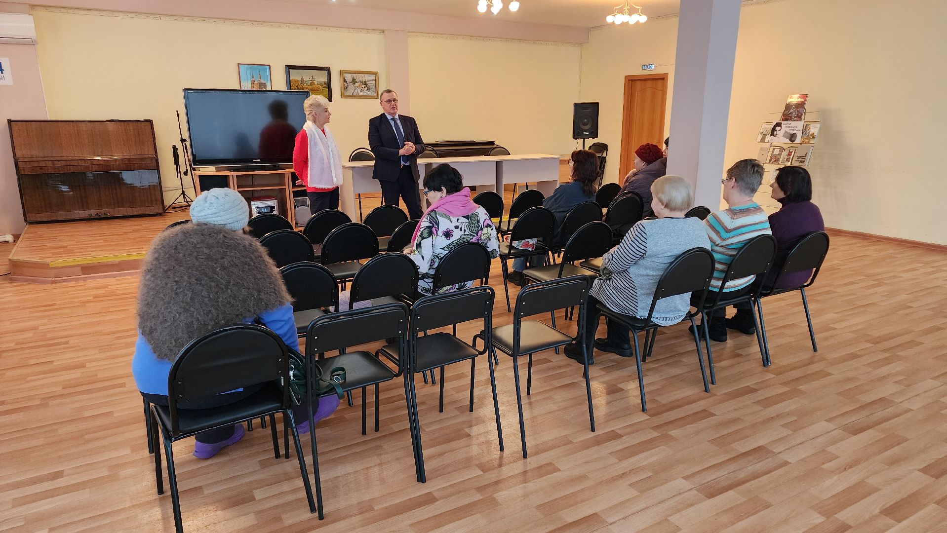 кашира, каширская больница, встреча с жителями, главный врач, здравоохранение, медицина, простуда, давление,