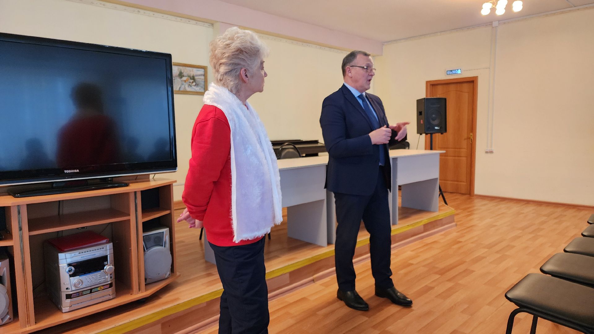 кашира, каширская больница, встреча с жителями, главный врач, здравоохранение, медицина, простуда, давление,