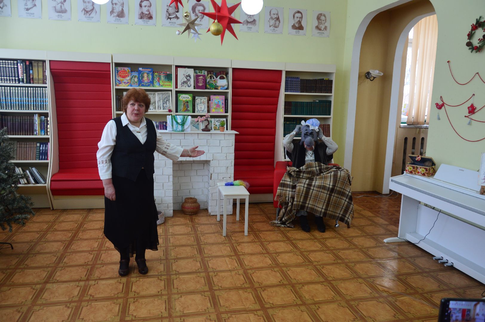 Шатура, красная шапочка, Шарль Перро, спектакль, городской округ культура, немецкий язык, немец,