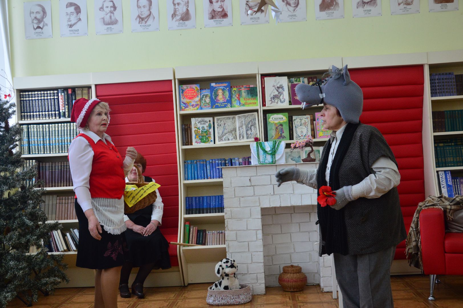 Шатура, красная шапочка, Шарль Перро, спектакль, городской округ культура, немецкий язык, немец,