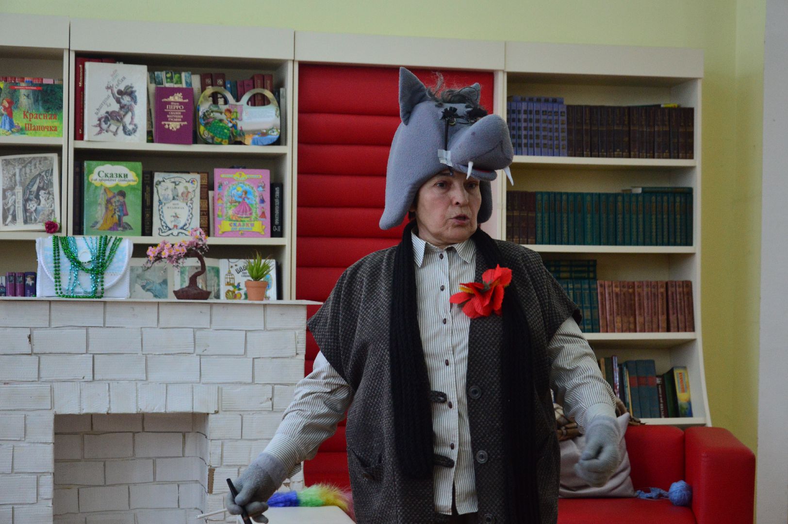 Шатура, красная шапочка, Шарль Перро, спектакль, городской округ культура, немецкий язык, немец,