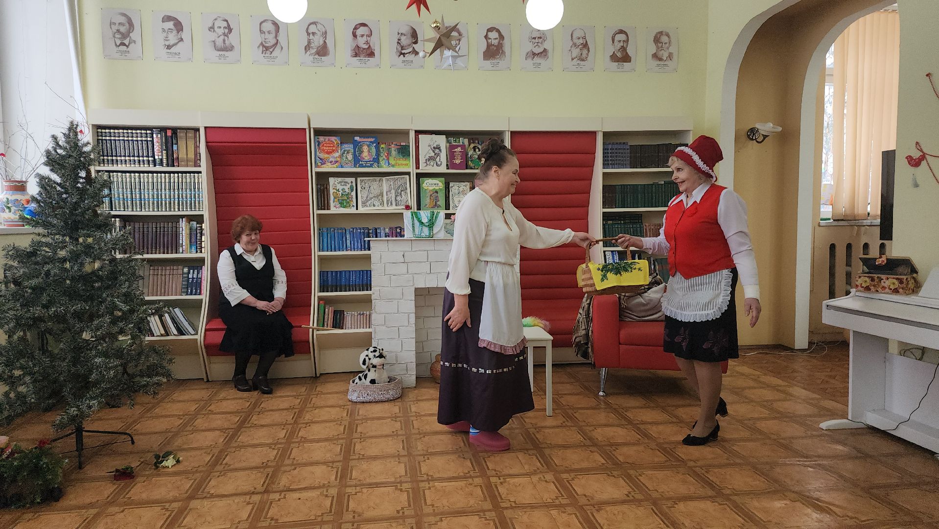 Шатура, красная шапочка, Шарль Перро, спектакль, городской округ культура, немецкий язык, немец,