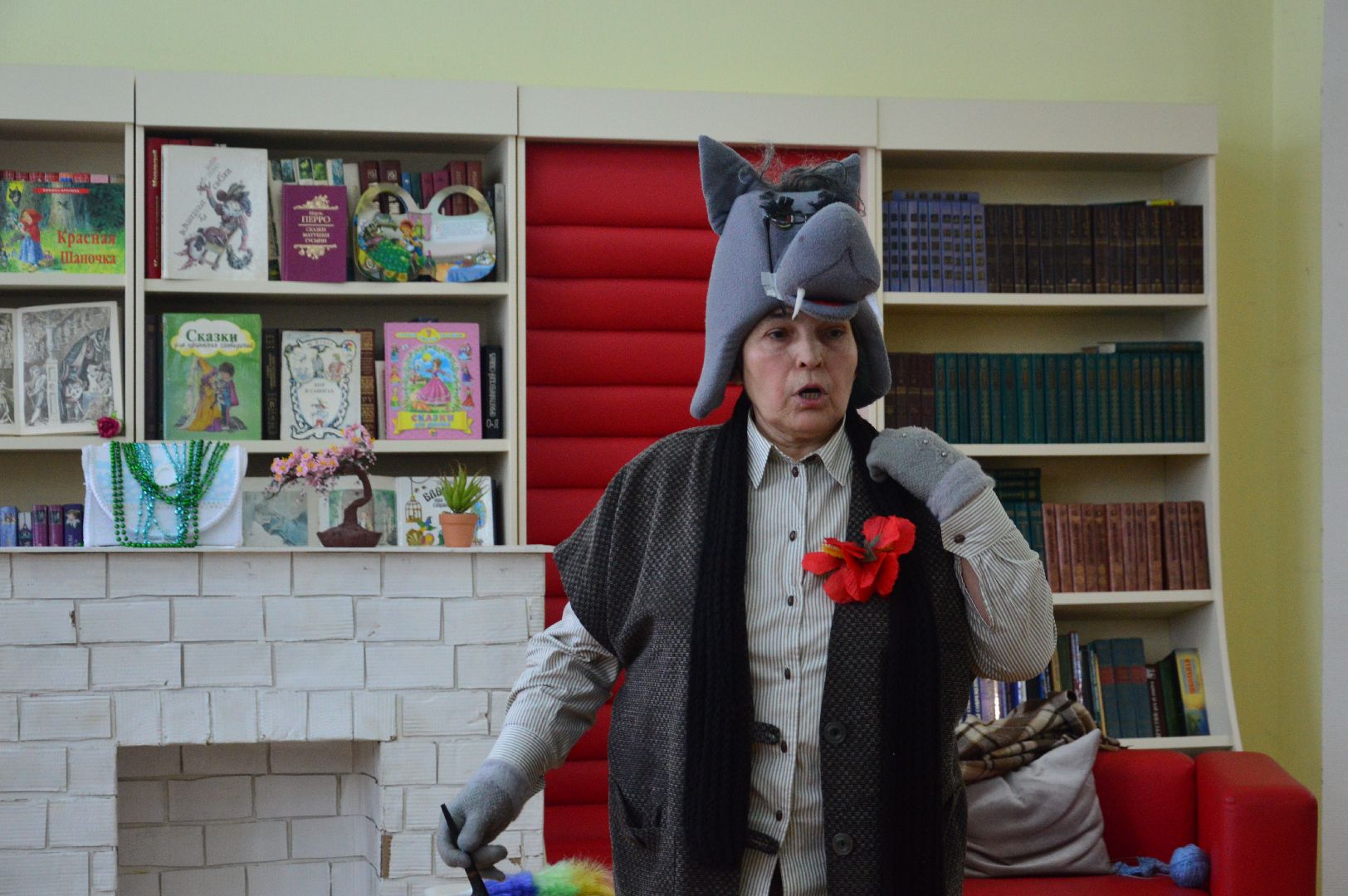 Шатура, красная шапочка, Шарль Перро, спектакль, городской округ культура, немецкий язык, немец,