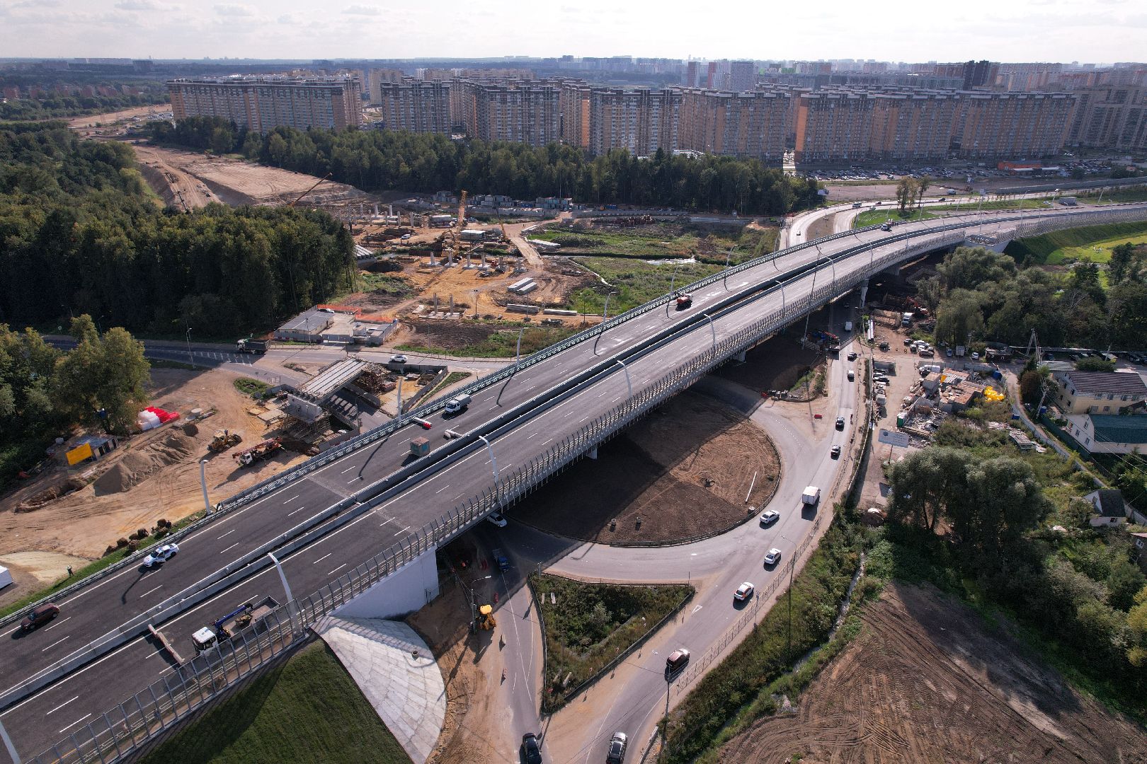 видео с коптера, строительство дорог, дороги,