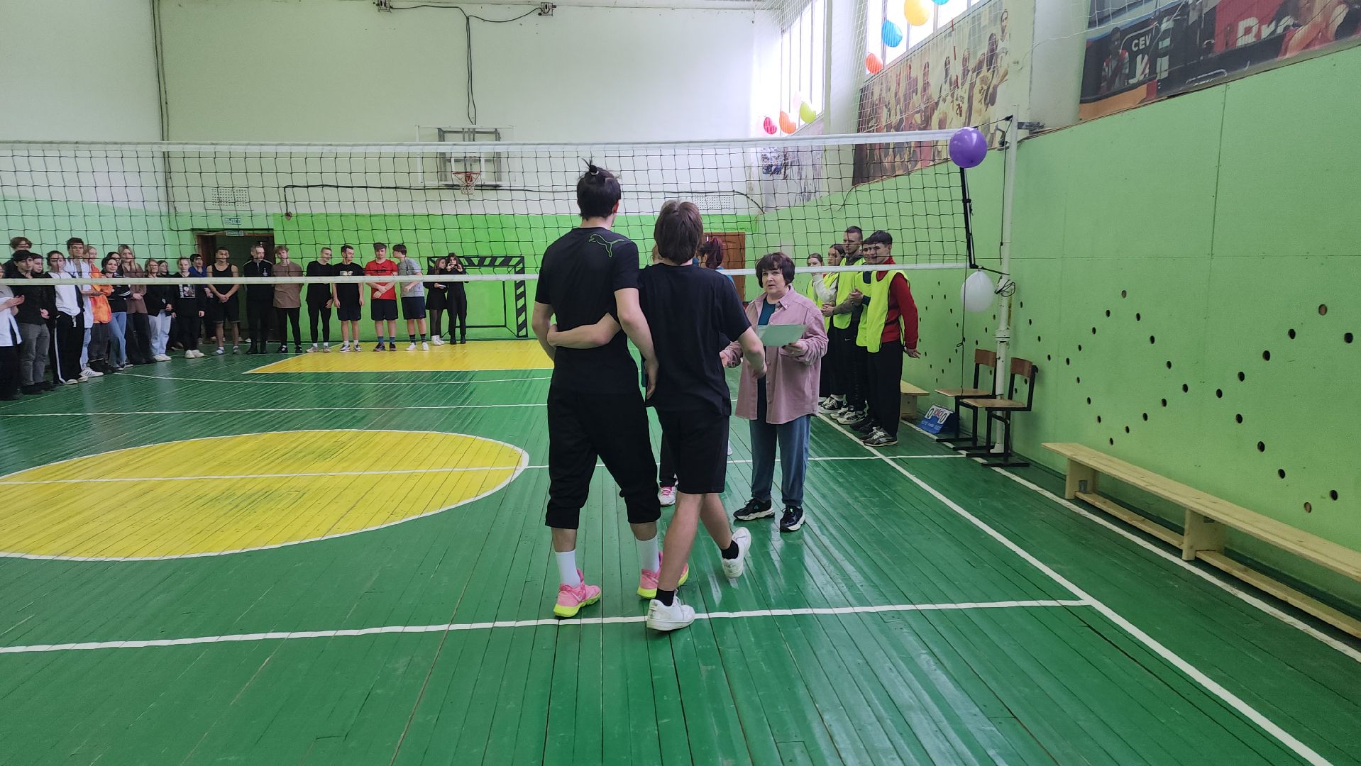 волоколамск, техникум, студенты, преподаватель, соревнование, соревнования, волейбол,