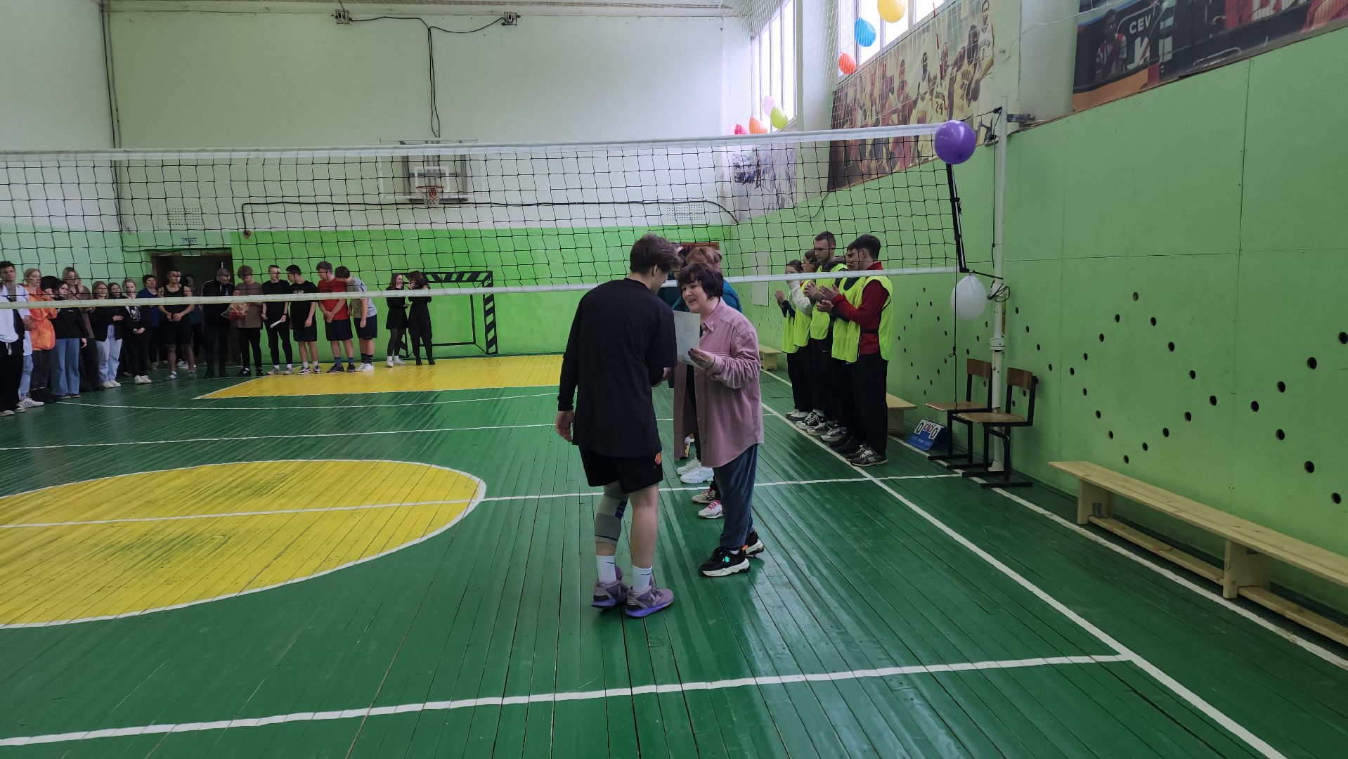 волоколамск, техникум, студенты, преподаватель, соревнование, соревнования, волейбол,