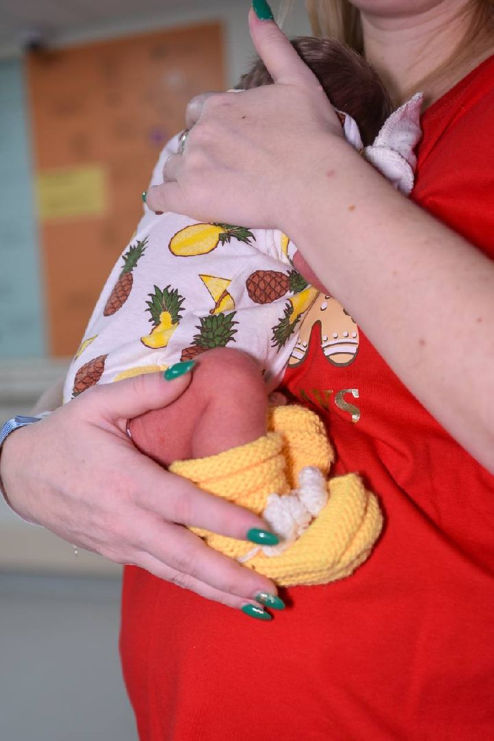 многодетная семья, ребенок, крестины,