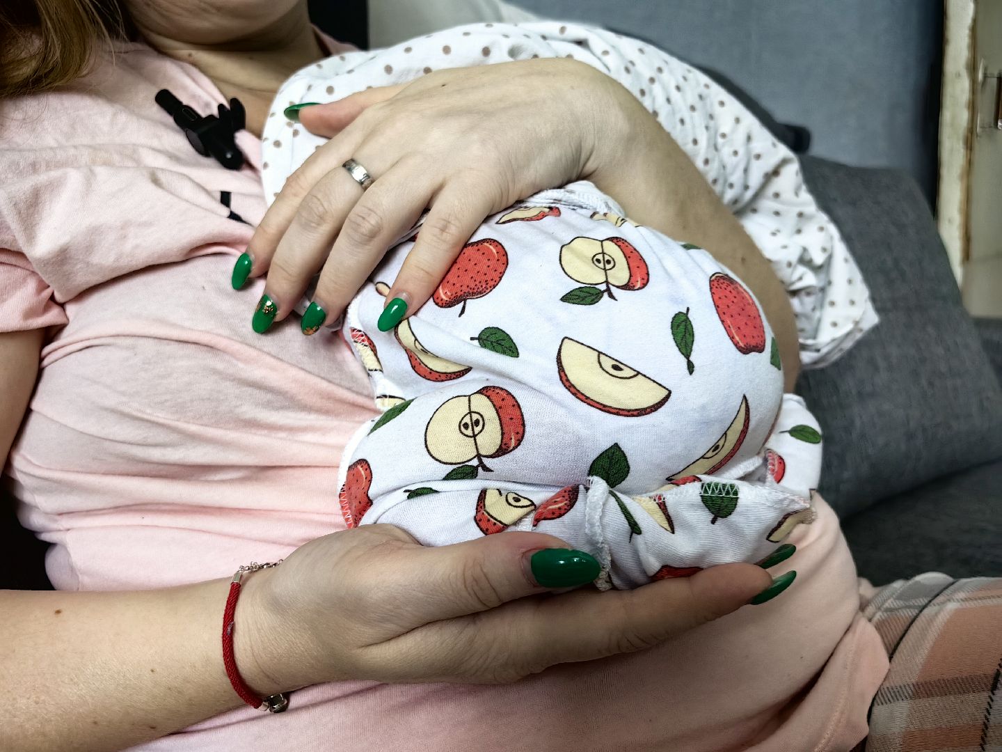 многодетная семья, ребенок, крестины,