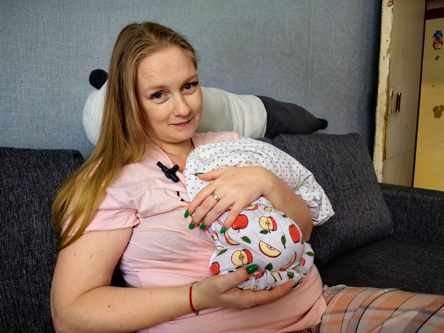 многодетная семья, ребенок, крестины,