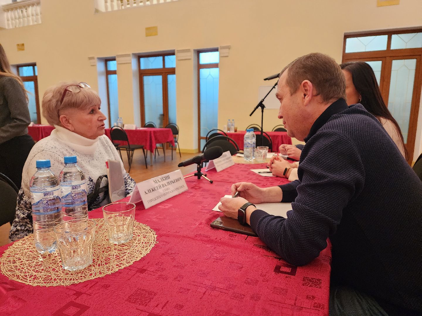 выездная администрация, жители, глава, встреча с жителями,