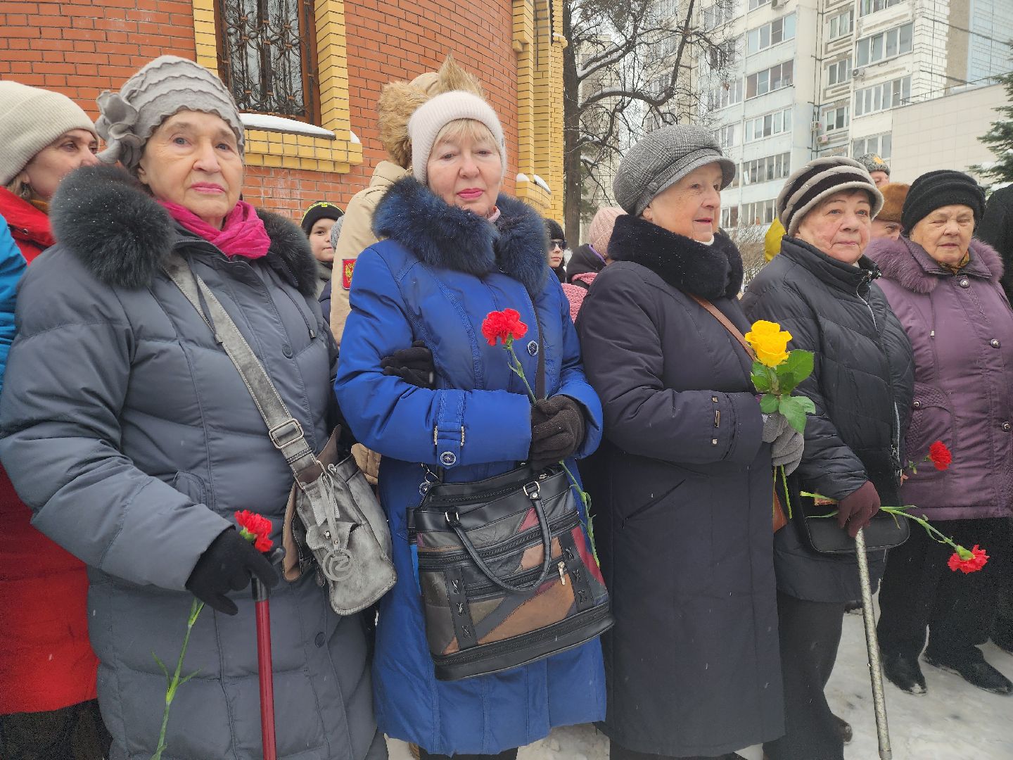 пушкино, блокада ленинграда, митинг, юбилей, жители города,
