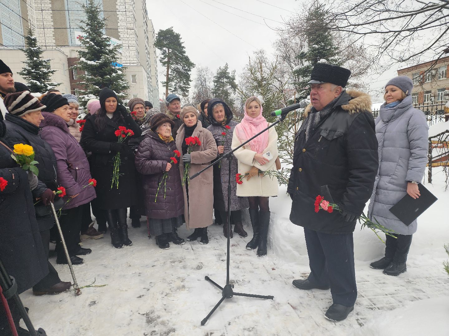 пушкино, блокада ленинграда, митинг, юбилей, жители города,
