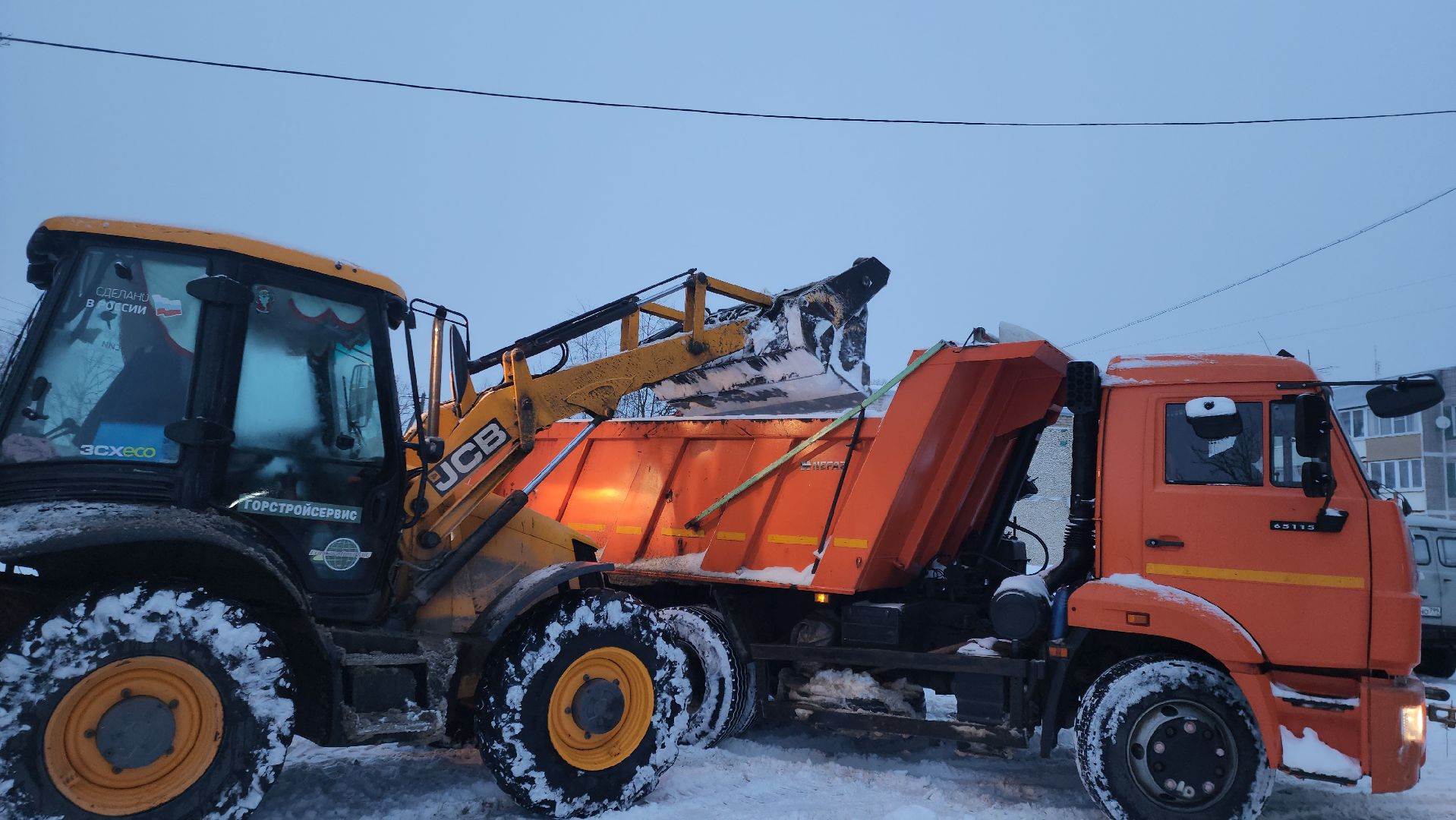 благоустройство, уборка снега, коммунальная техника, коммунальщики, руза, рузский городской округ, московская область,