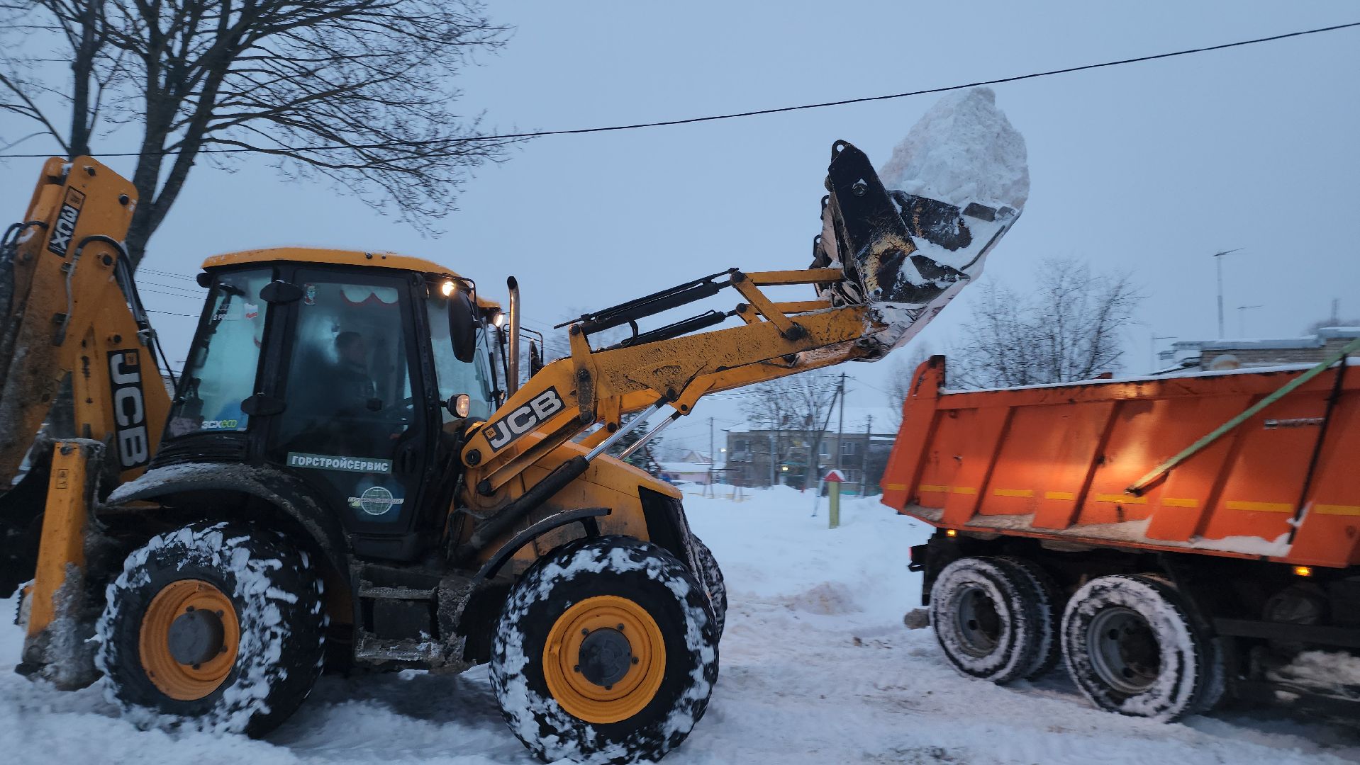 благоустройство, уборка снега, коммунальная техника, коммунальщики, руза, рузский городской округ, московская область,