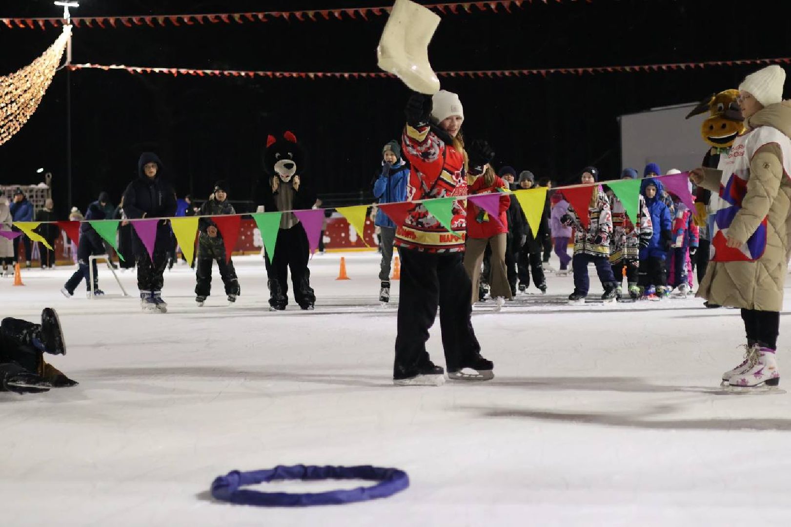 центральный парк, наро-фоминск, день студента, каток в парке, зима в подмосковье,