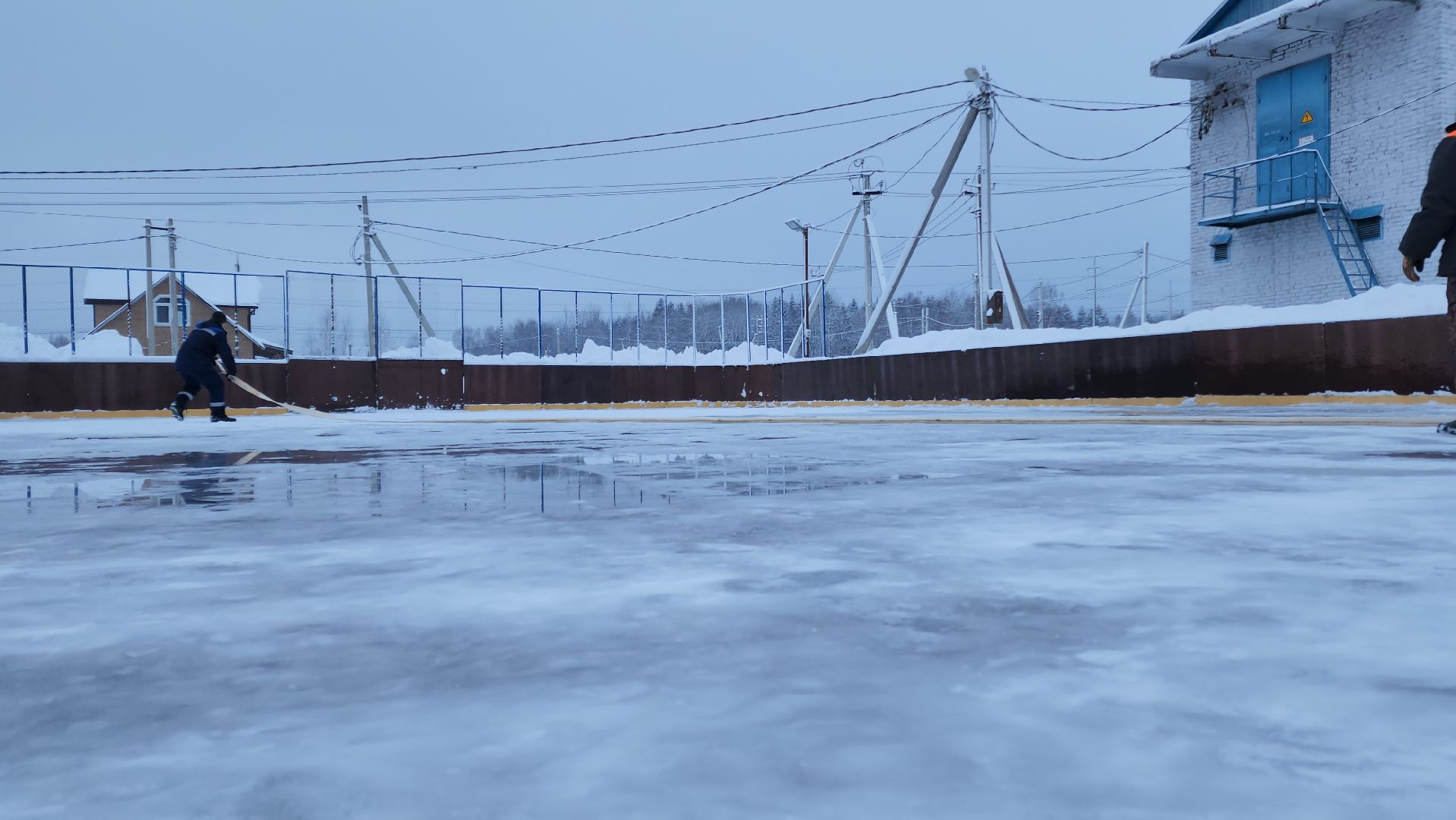 волоколамск, жкх, каток, деревня, зимней сезон, коньки,