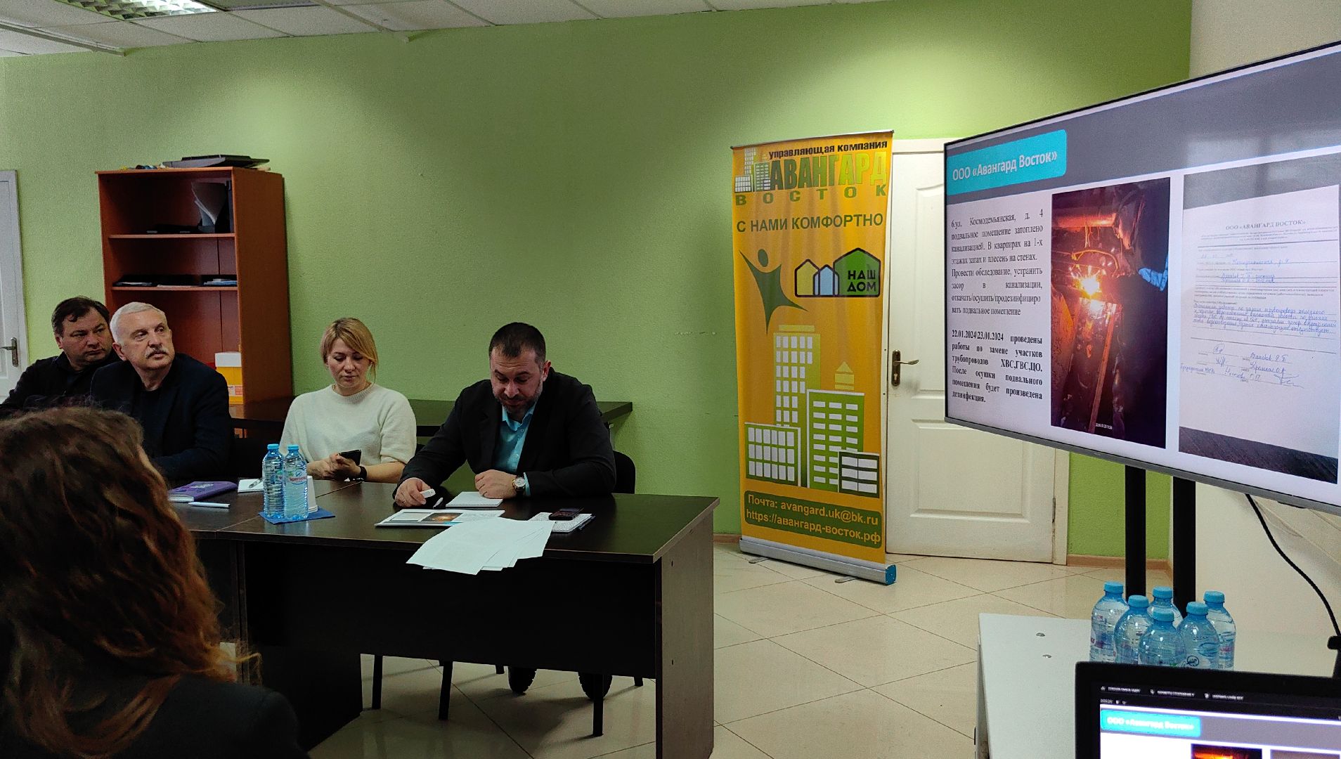 Управляющая Компания, уборка снега, ветхость кровли домов, администрация,