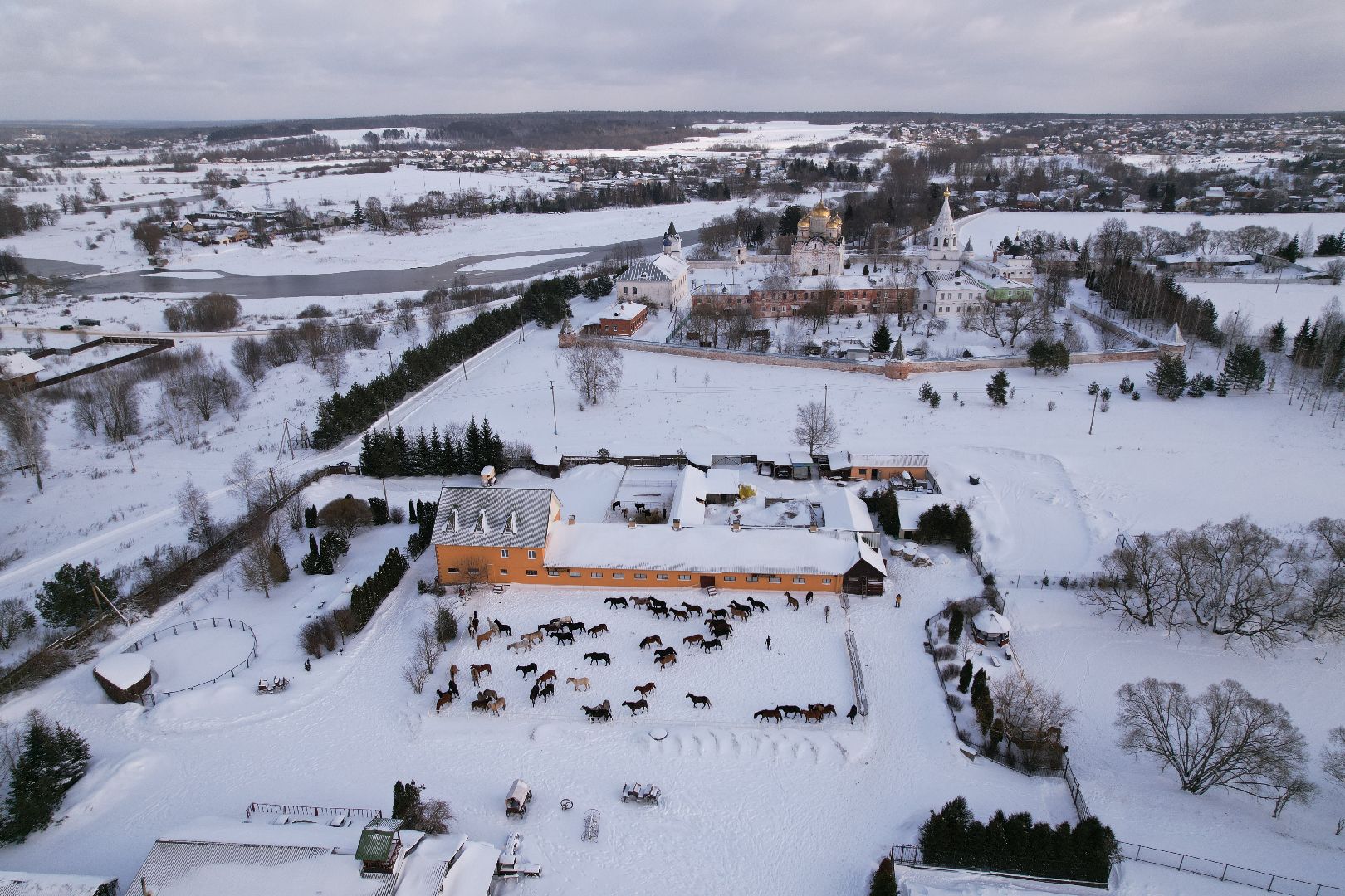 видео с коптера, можайск, туризм,