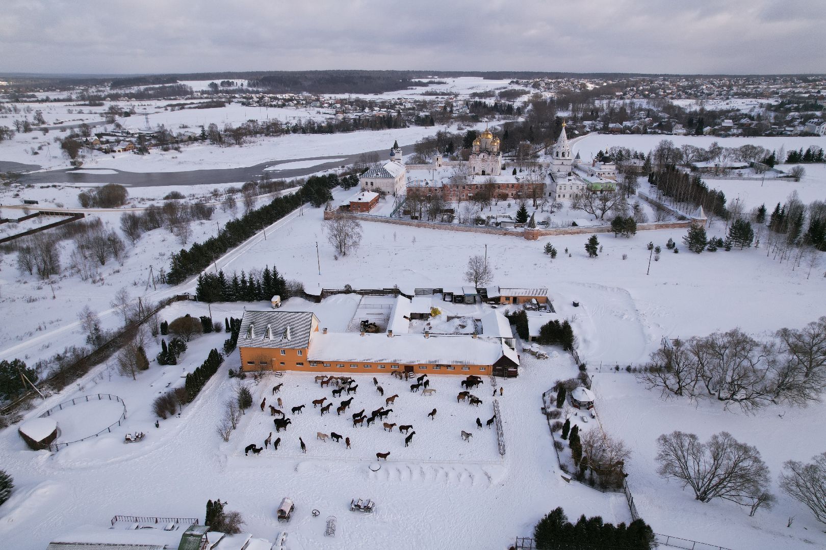 видео с коптера, можайск, туризм,