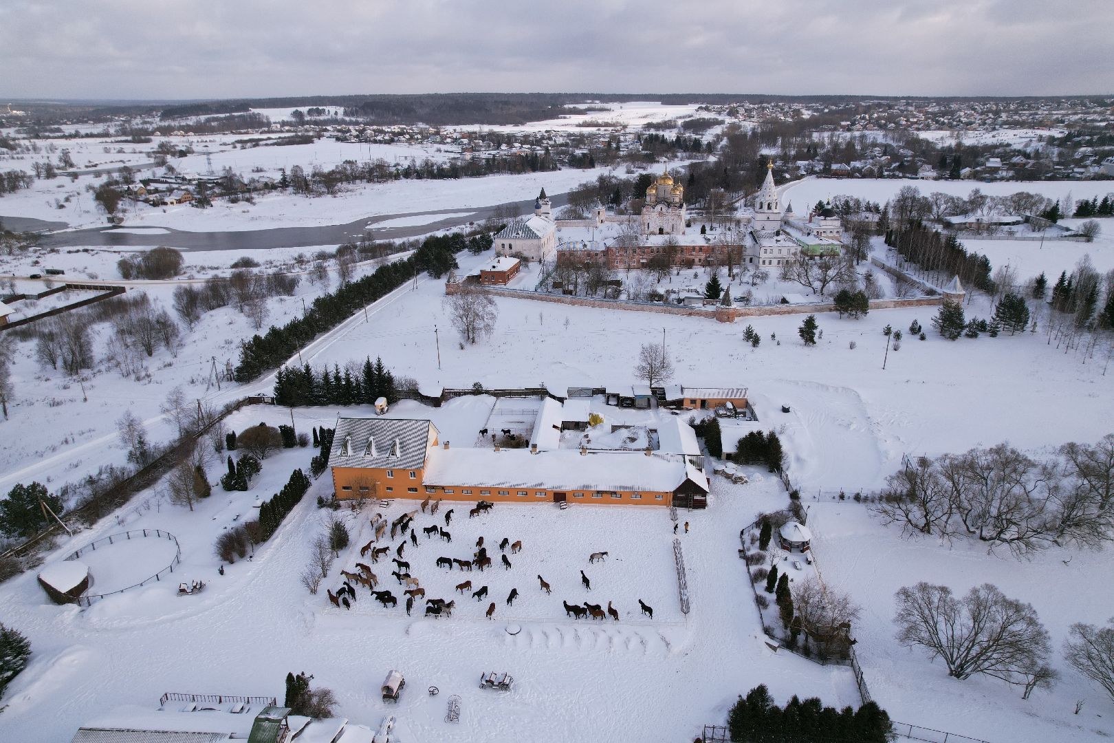 видео с коптера, можайск, туризм,