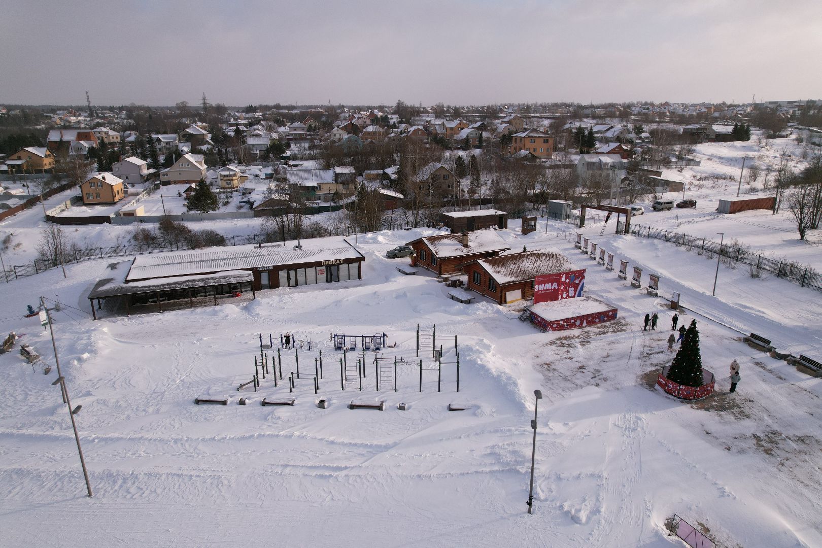 видео с коптера, можайск, спорт, парк,