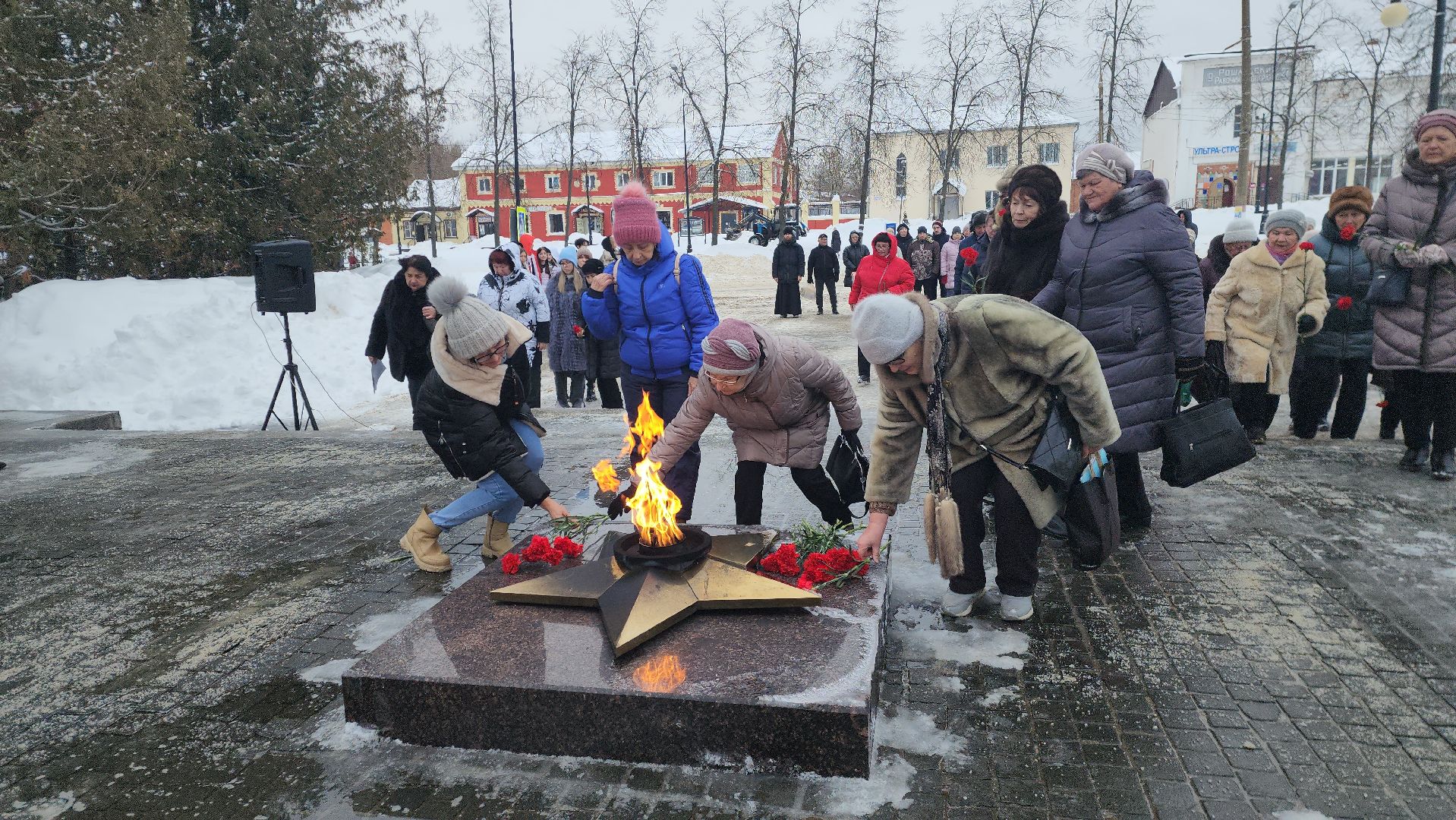 шатура, рошаль, блокада ленинграда, пайка хлеба, митинг, память,