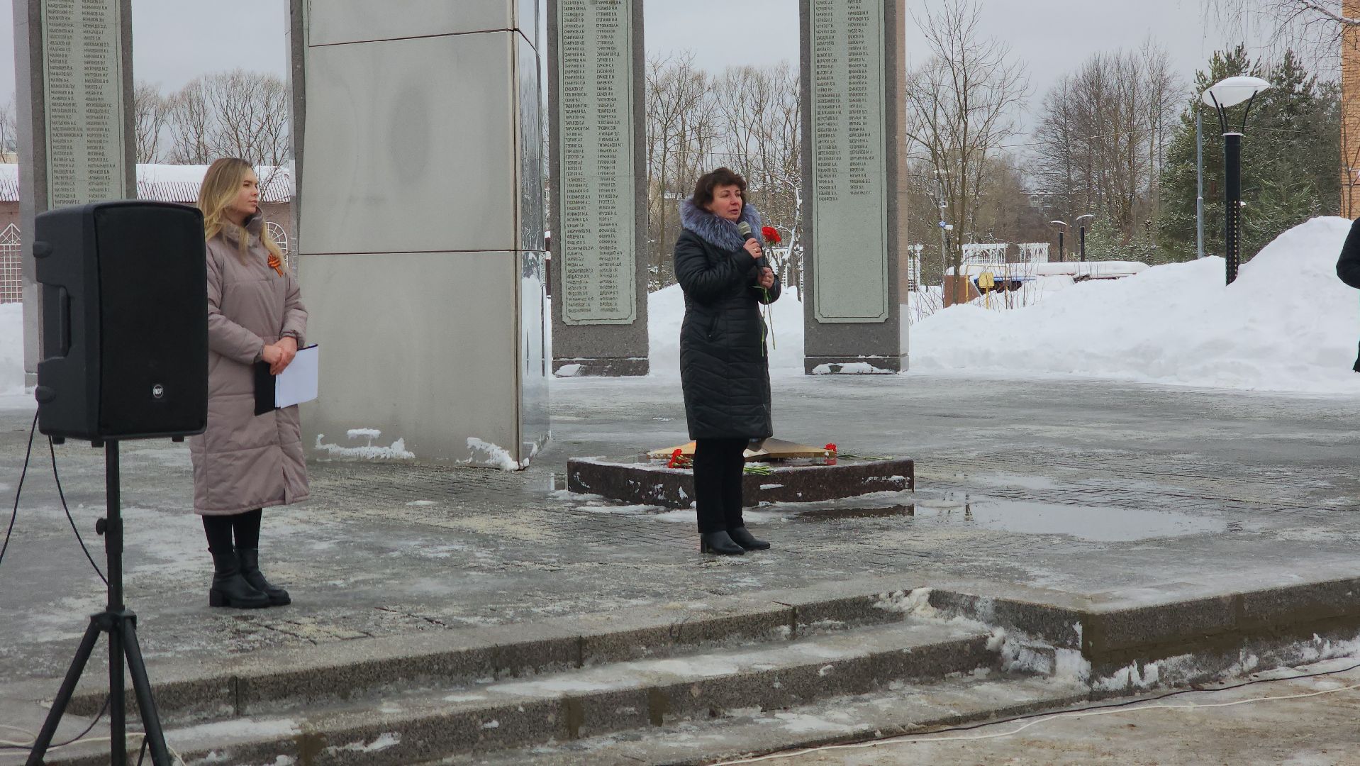 шатура, рошаль, блокада ленинграда, пайка хлеба, митинг, память,