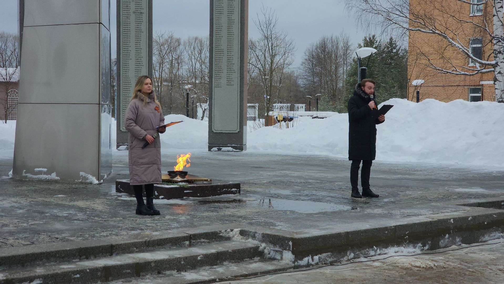 шатура, рошаль, блокада ленинграда, пайка хлеба, митинг, память,