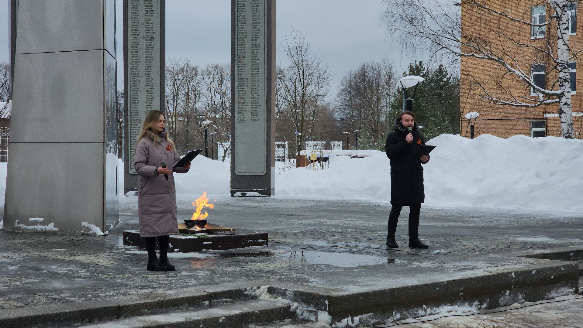 шатура, рошаль, блокада ленинграда, пайка хлеба, митинг, память,
