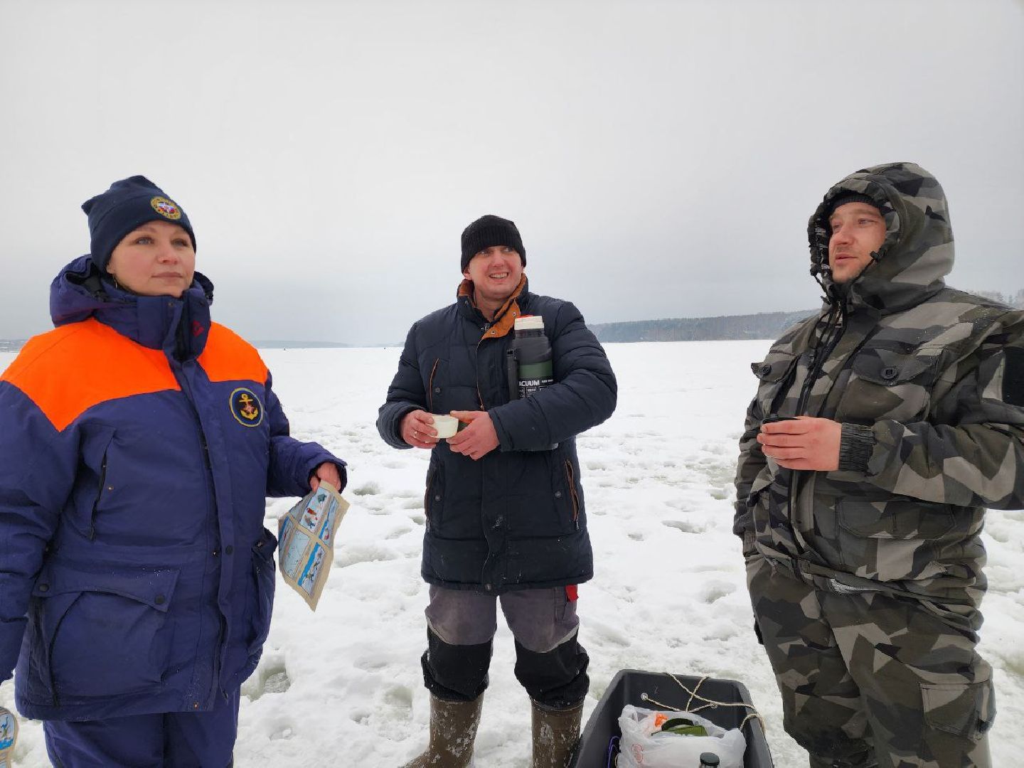 мытищи, мчс, зимняя рыбалка, Снегоходы, Профилактический рейд МЧС,