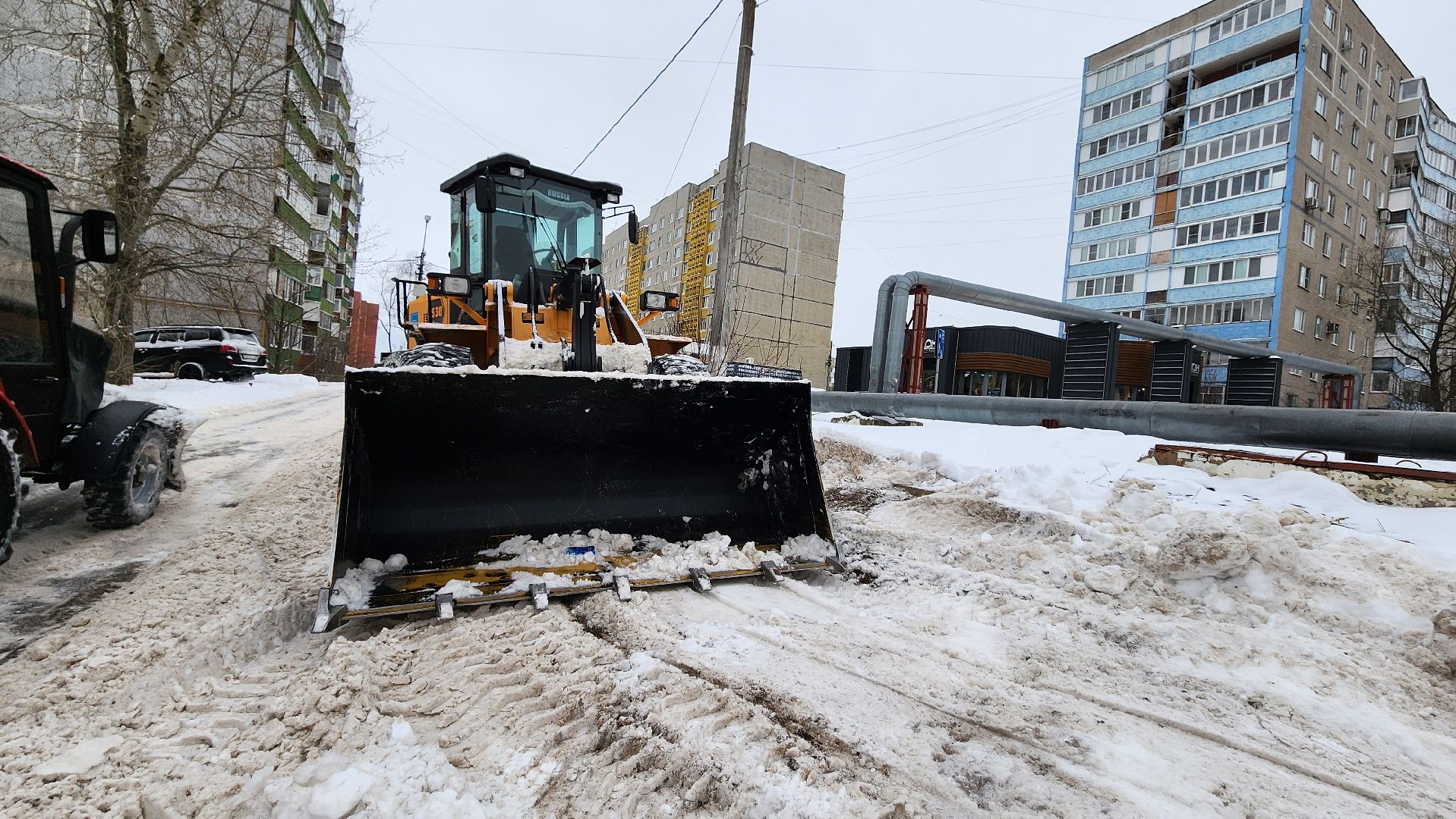 егорьевск, погрузчик, МБУ, мбу благоустройство, Подмосковье, Московская область,