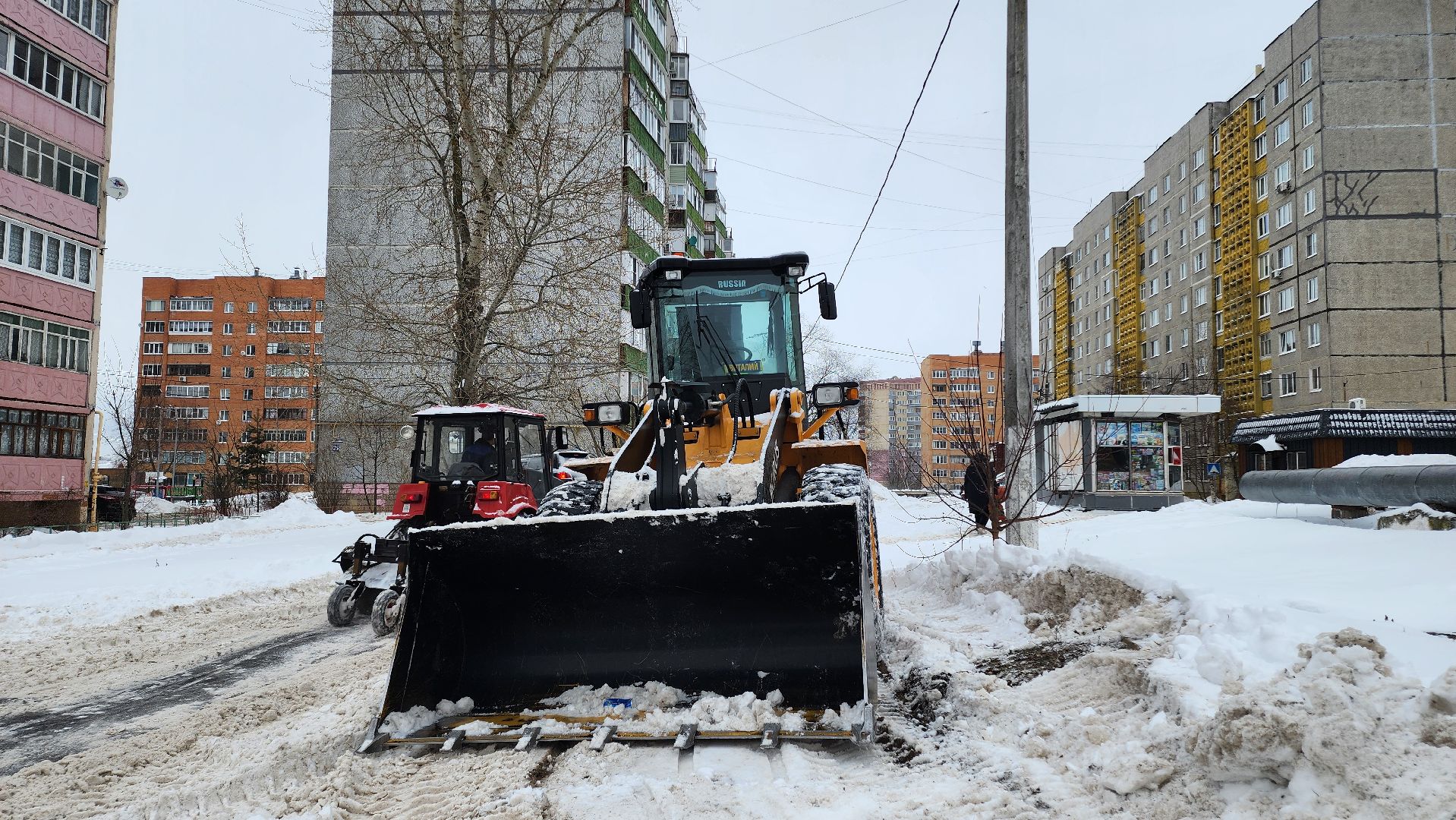 егорьевск, погрузчик, МБУ, мбу благоустройство, Подмосковье, Московская область,