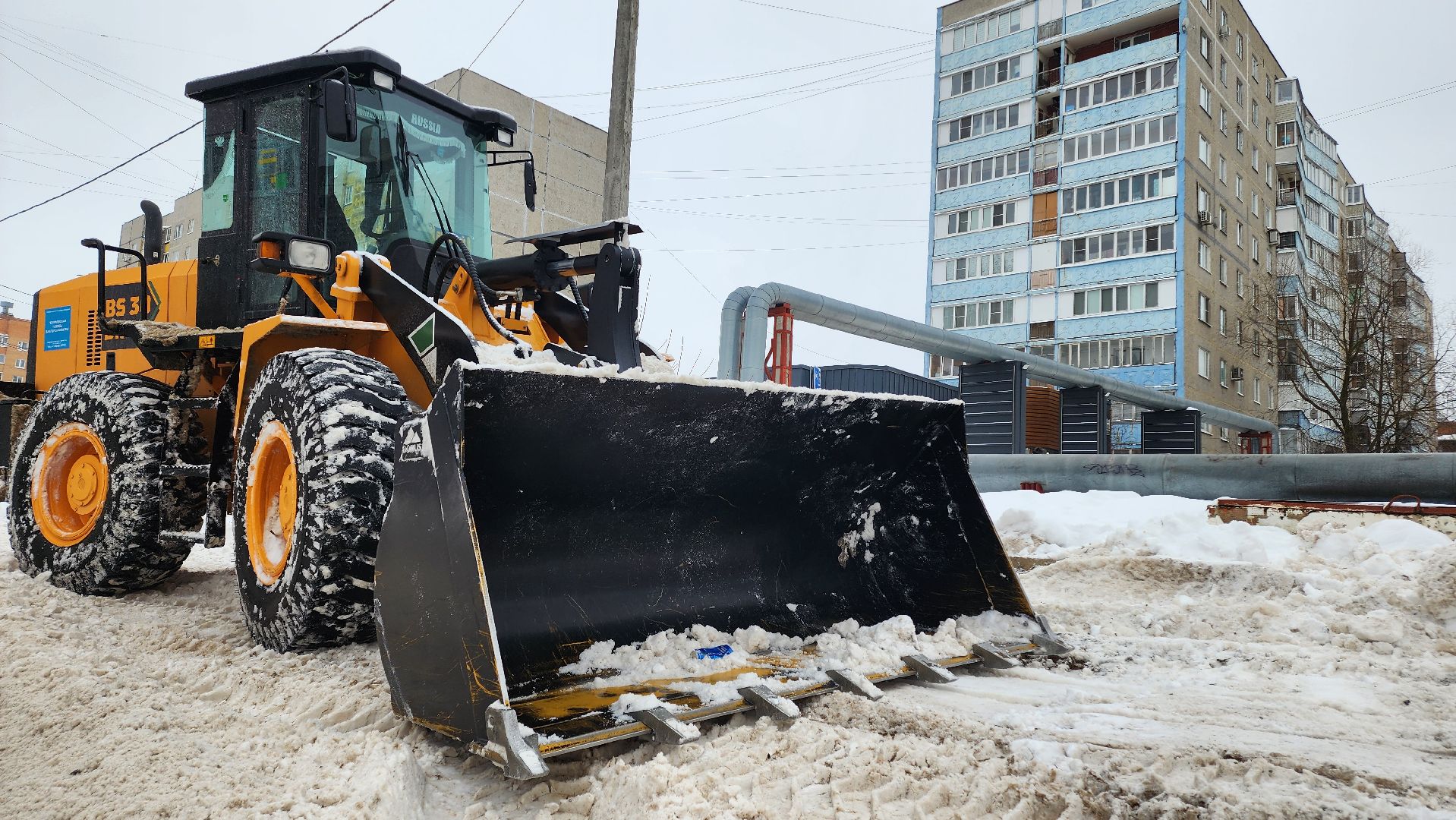 егорьевск, погрузчик, МБУ, мбу благоустройство, Подмосковье, Московская область,