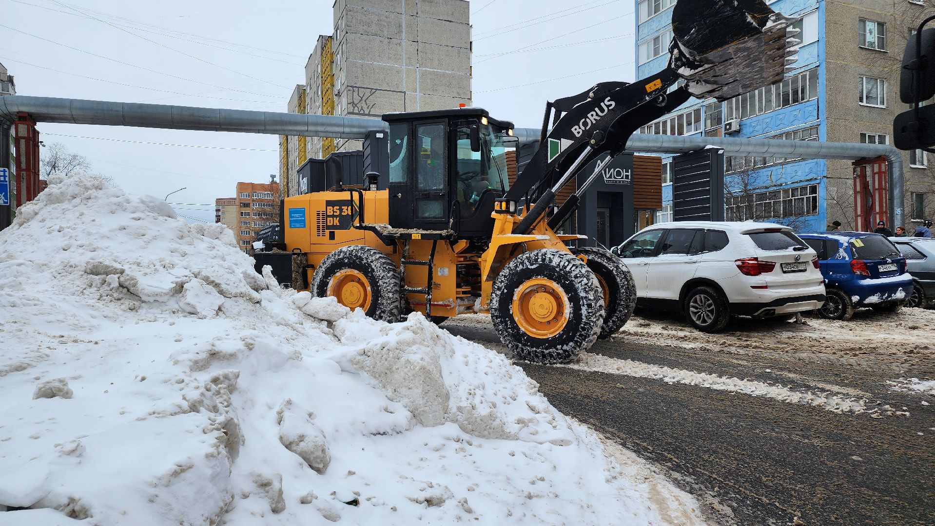 егорьевск, погрузчик, МБУ, мбу благоустройство, Подмосковье, Московская область,
