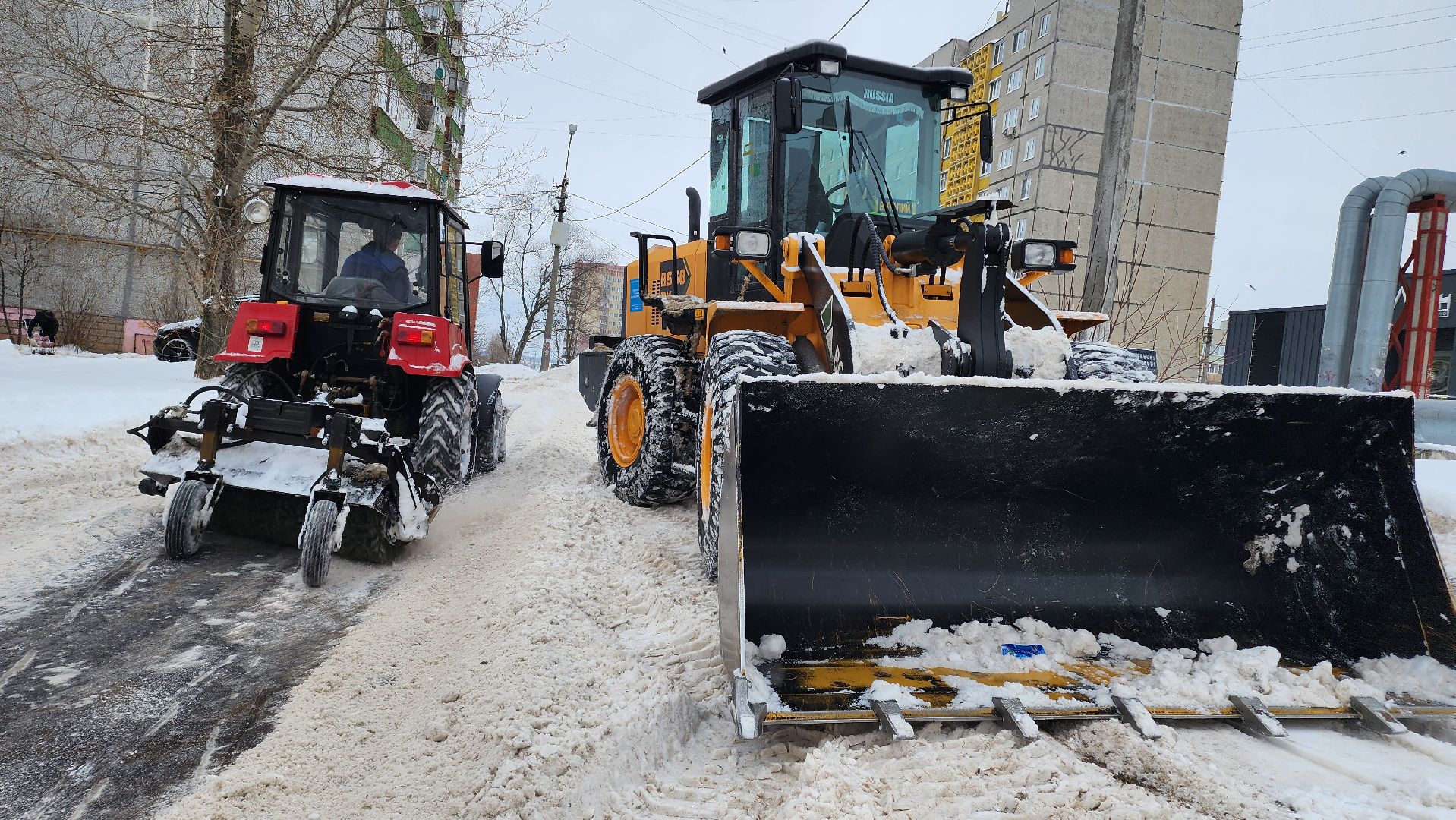 егорьевск, погрузчик, МБУ, мбу благоустройство, Подмосковье, Московская область,