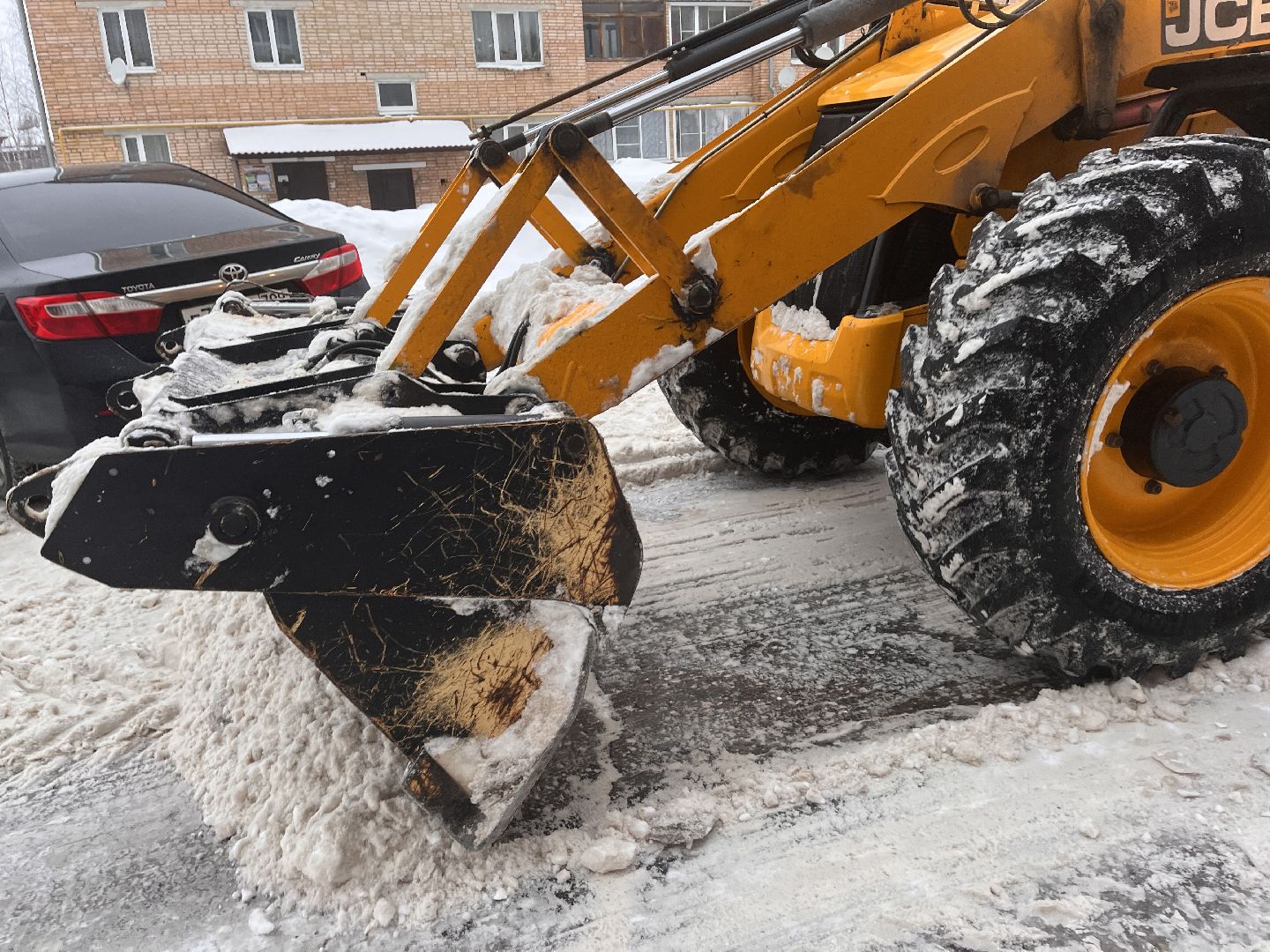 Шаховская, снег, расчистка снега, комунальная техника,