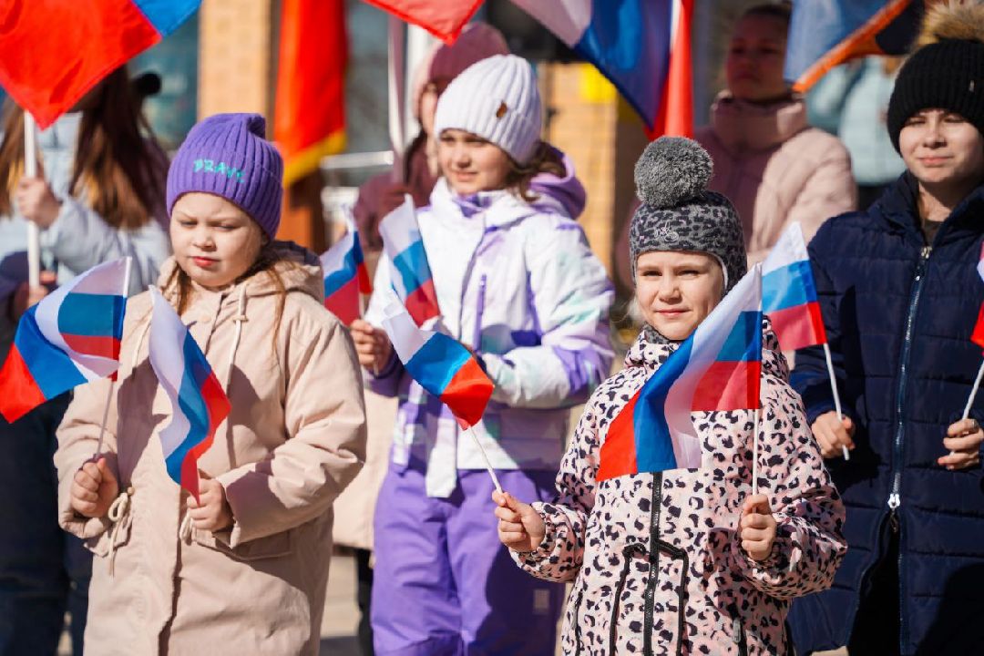 флешмоб, Шатура, библиотека, воссоединение с Крымом