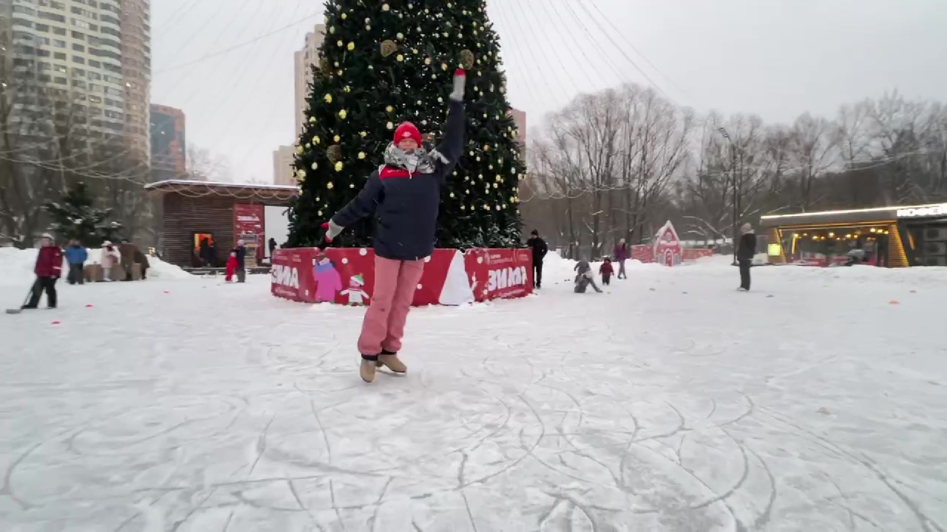 Реутов, парк, мастер-класс, хоккей, фигурное катание, коньки, клюшки,