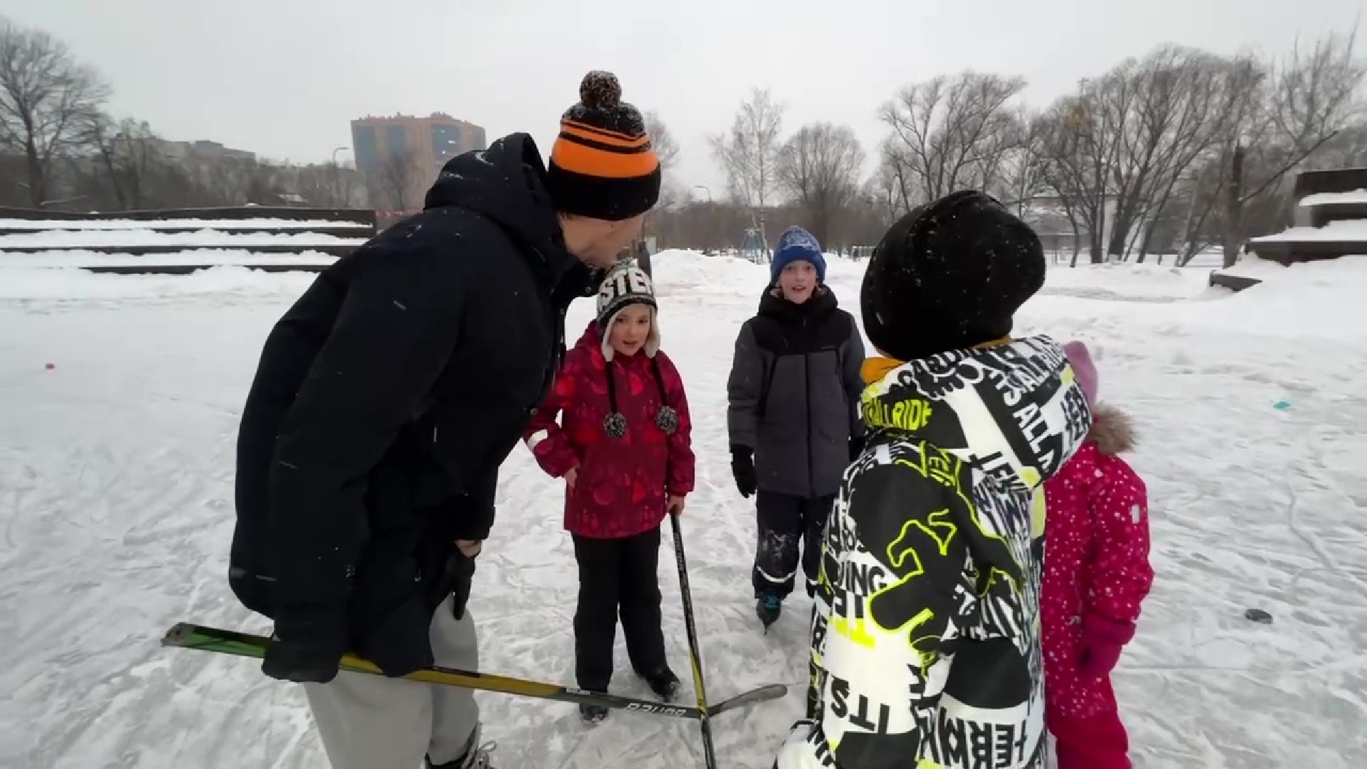 Реутов, парк, мастер-класс, хоккей, фигурное катание, коньки, клюшки,