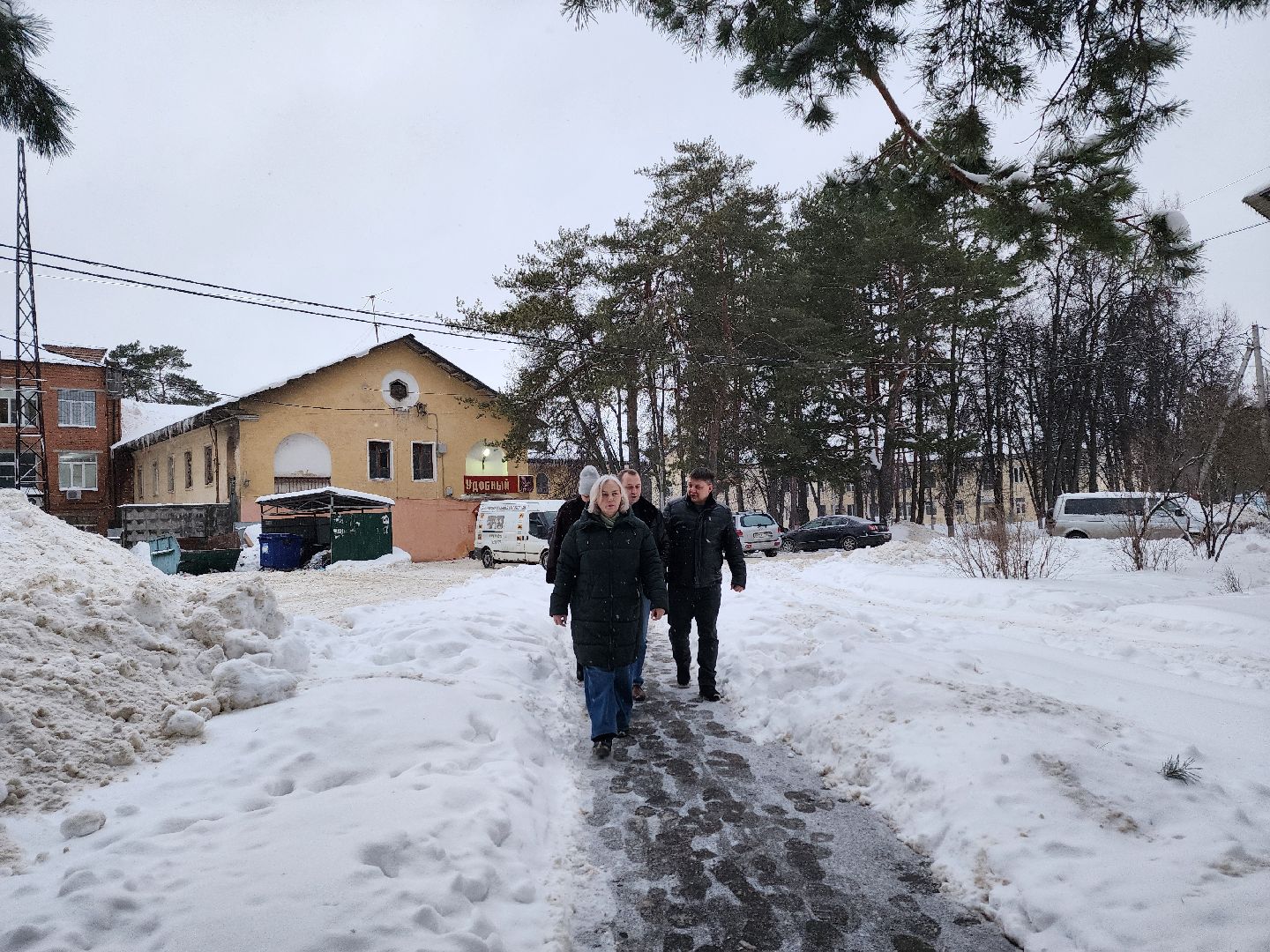 воскресенск, уборка снега, глава, зима, жкх,